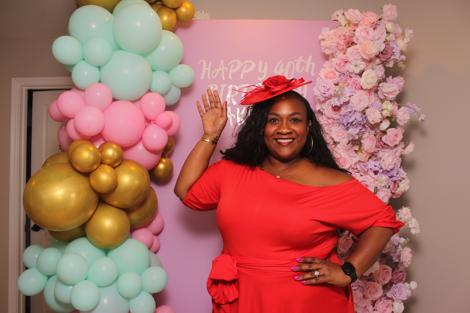 Akua's Run for the Roses 40th Birthday | View more photos from the event at gallery.photoboothcincy.com/u/PhotoBoothCincy/Akuas-Run-for-the-Roses-40th-Birthday