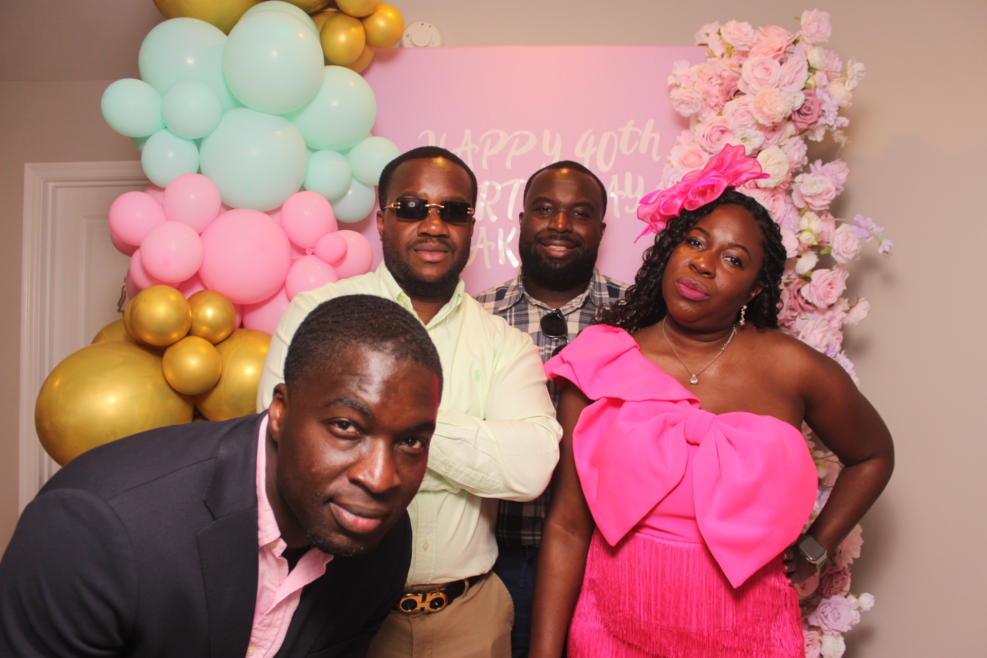 Akua's Run for the Roses 40th Birthday | View more photos from the event at gallery.photoboothcincy.com/u/PhotoBoothCincy/Akuas-Run-for-the-Roses-40th-Birthday