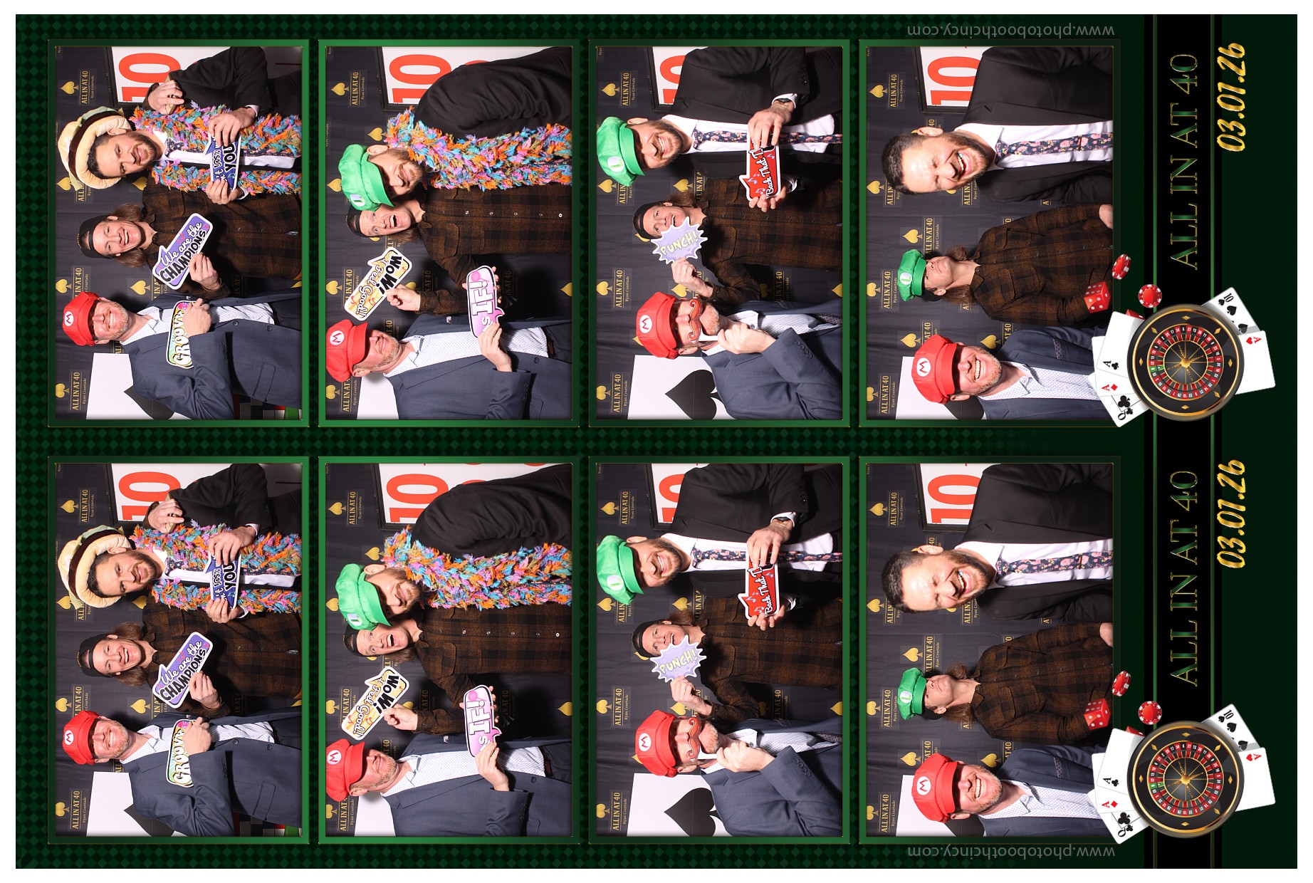 All in at 40 | View more photos from the event at gallery.photoboothcincy.com/u/PhotoBoothCincy/All-in-at-40