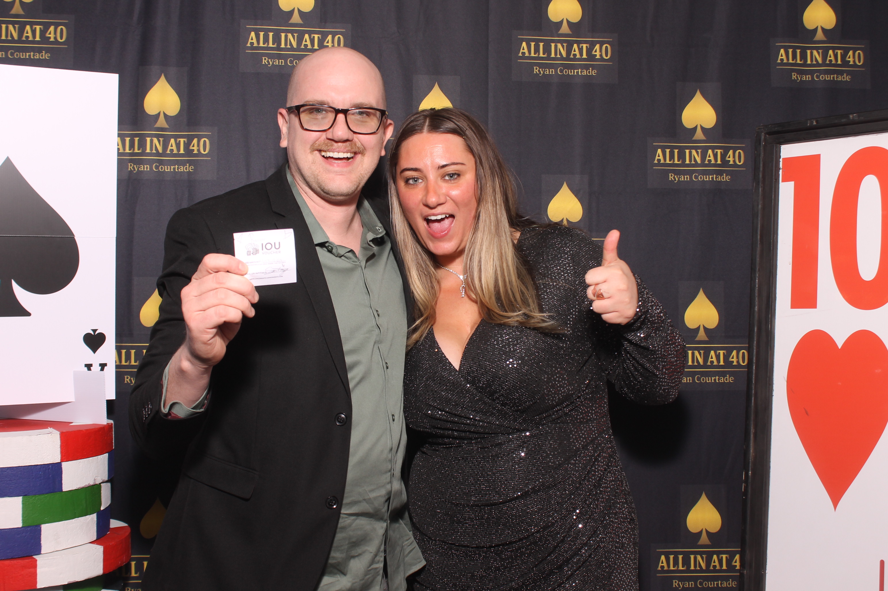 All in at 40 | View more photos from the event at gallery.photoboothcincy.com/u/PhotoBoothCincy/All-in-at-40