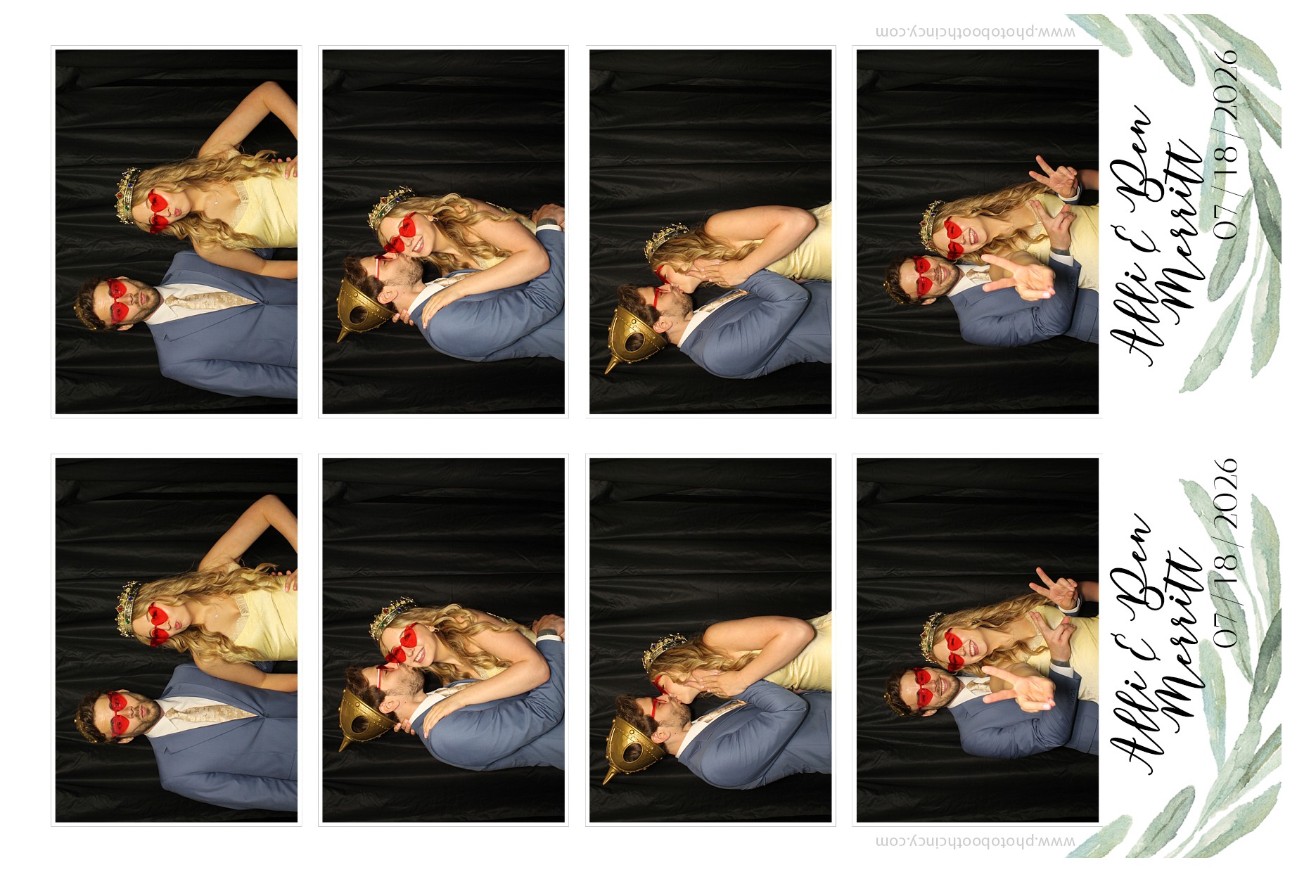 Alli & Ben Merritt | View more photos from the event at gallery.photoboothcincy.com/u/PhotoBoothCincy/Alli-Ben-Merritt