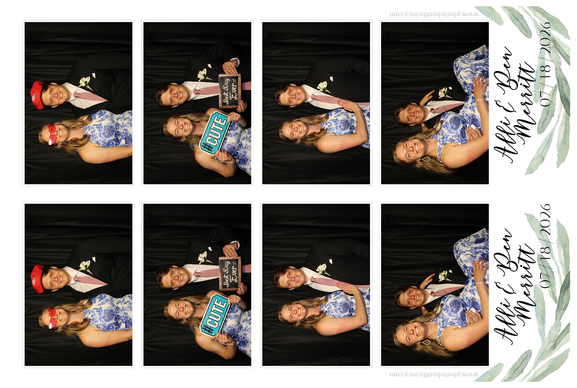 Alli & Ben Merritt | View more photos from the event at gallery.photoboothcincy.com/u/PhotoBoothCincy/Alli-Ben-Merritt