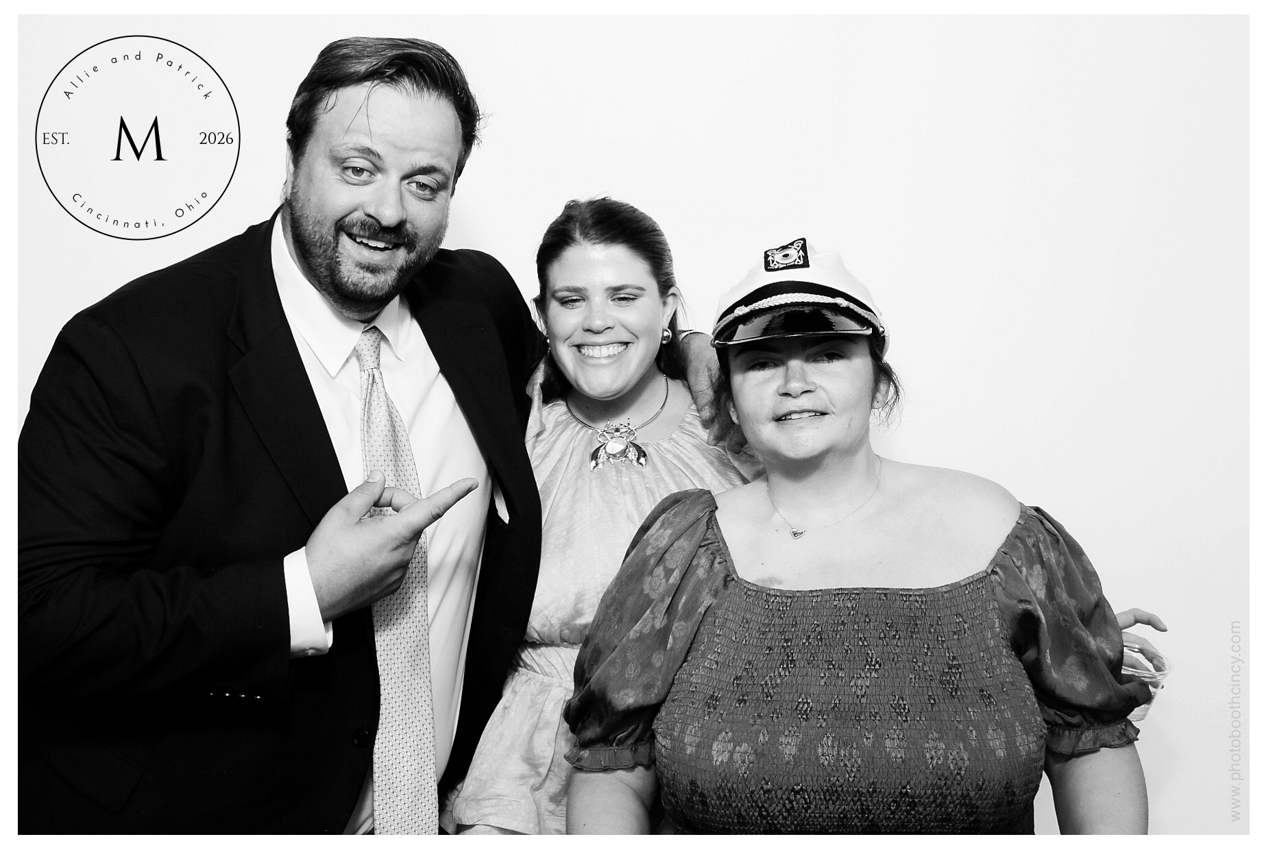 Allie & Patrick | View more photos from the event at gallery.photoboothcincy.com/u/PhotoBoothCincy/Allie-Patrick