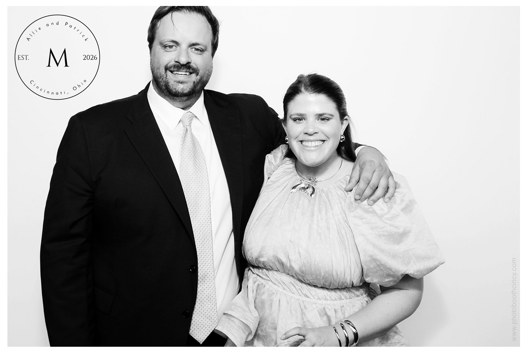 Allie & Patrick | View more photos from the event at gallery.photoboothcincy.com/u/PhotoBoothCincy/Allie-Patrick