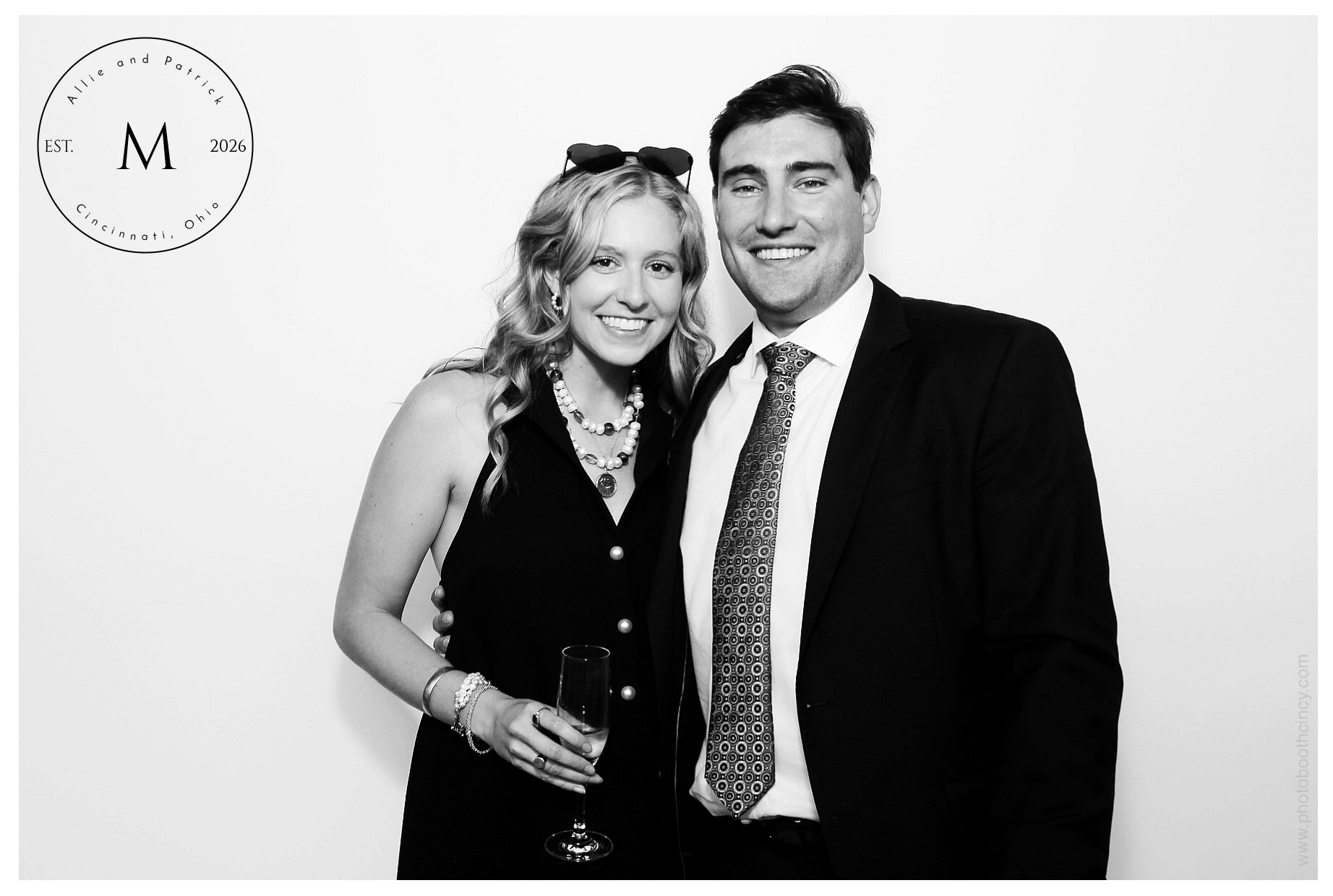 Allie & Patrick | View more photos from the event at gallery.photoboothcincy.com/u/PhotoBoothCincy/Allie-Patrick