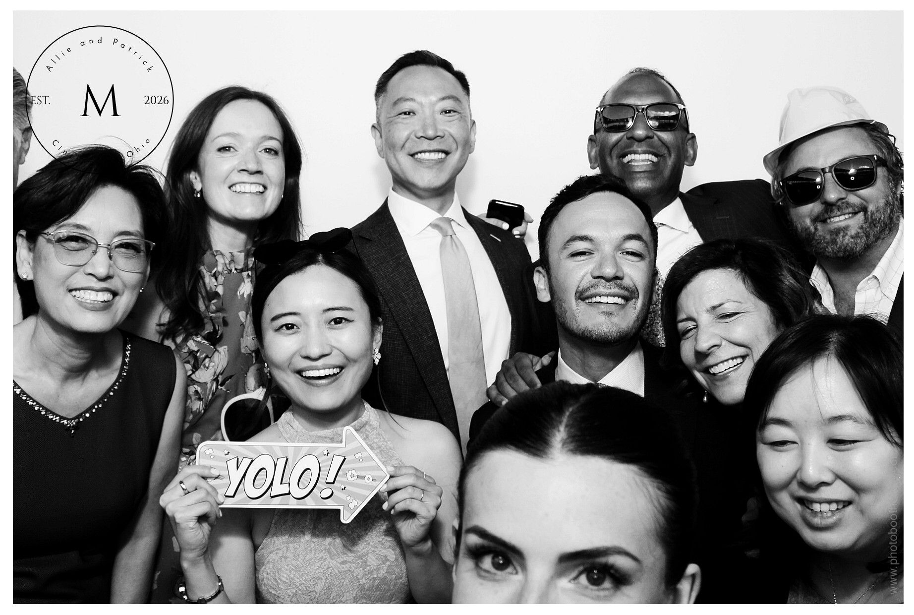 Allie & Patrick | View more photos from the event at gallery.photoboothcincy.com/u/PhotoBoothCincy/Allie-Patrick