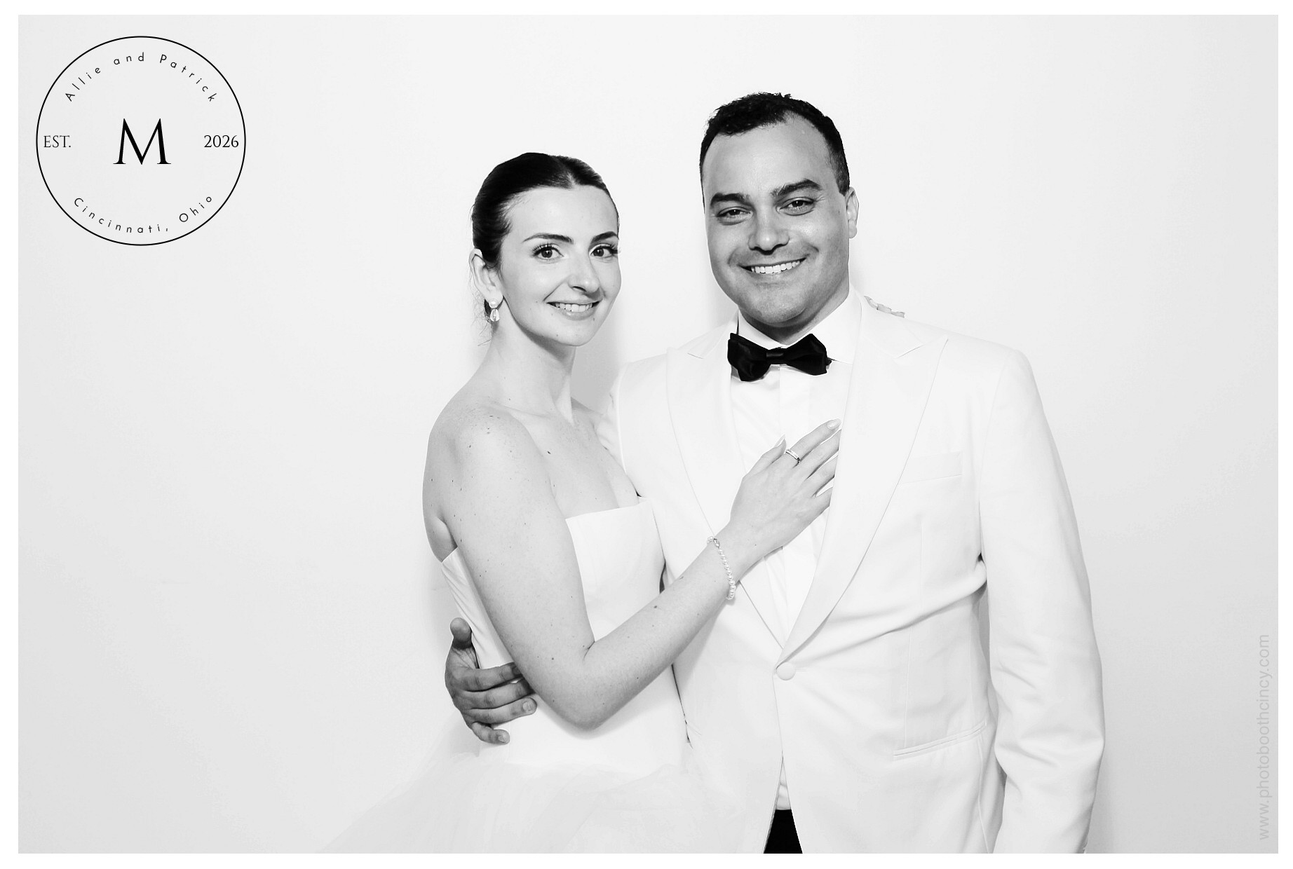 Allie & Patrick | View more photos from the event at gallery.photoboothcincy.com/u/PhotoBoothCincy/Allie-Patrick
