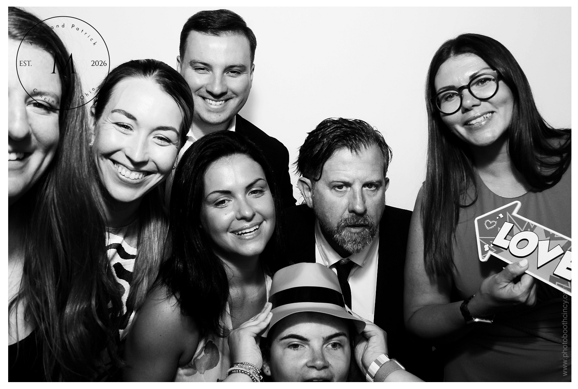 Allie & Patrick | View more photos from the event at gallery.photoboothcincy.com/u/PhotoBoothCincy/Allie-Patrick