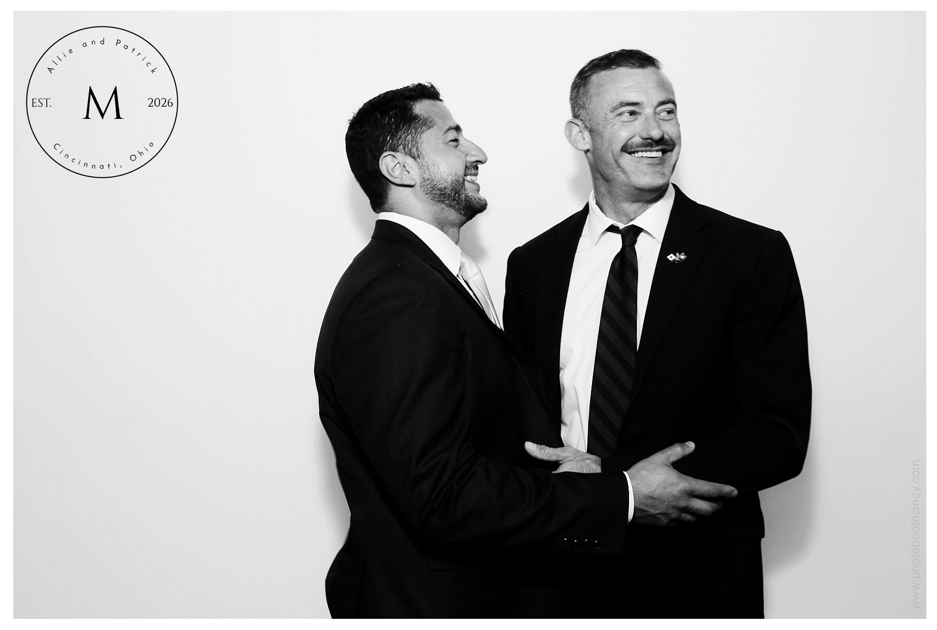 Allie & Patrick | View more photos from the event at gallery.photoboothcincy.com/u/PhotoBoothCincy/Allie-Patrick