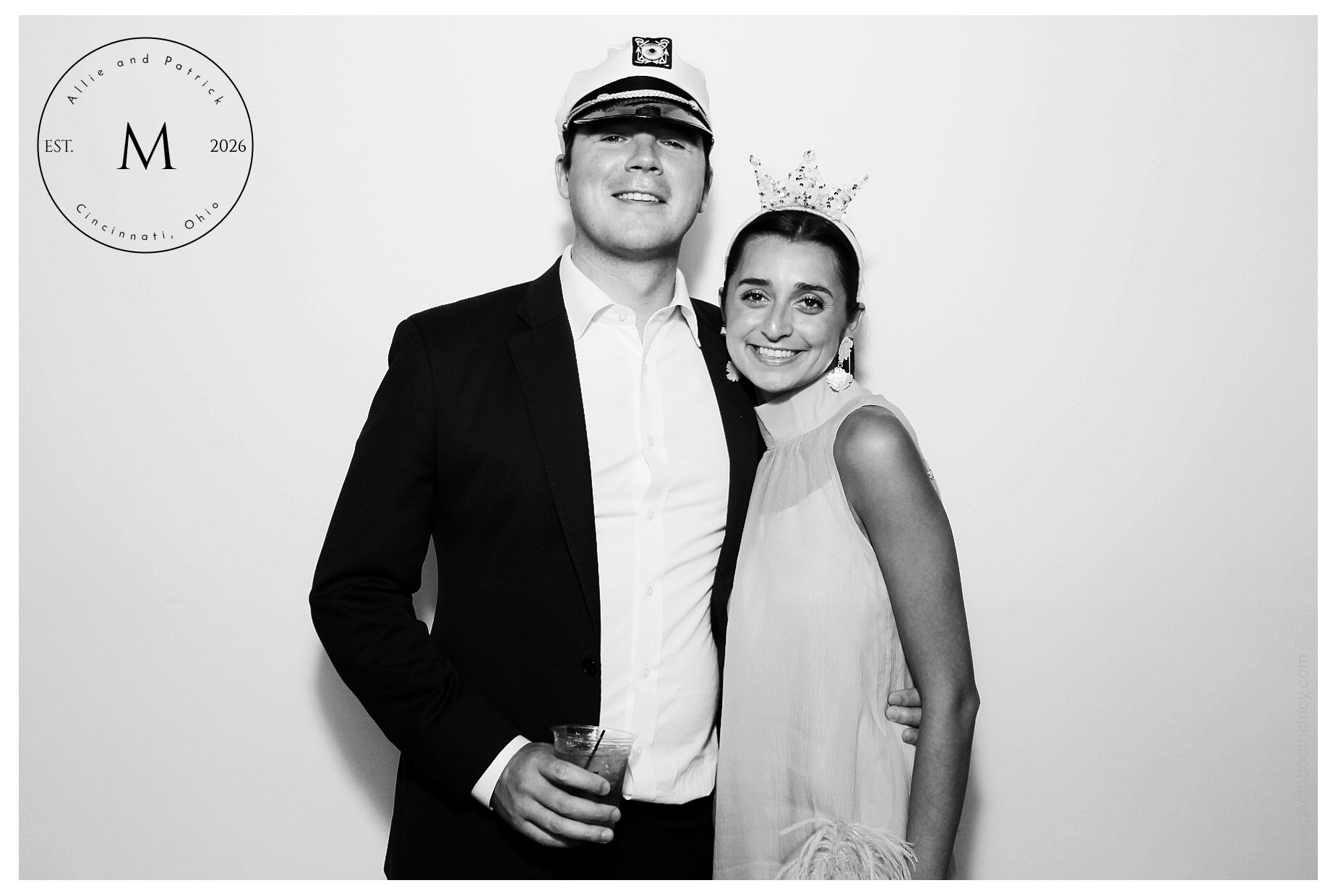 Allie & Patrick | View more photos from the event at gallery.photoboothcincy.com/u/PhotoBoothCincy/Allie-Patrick