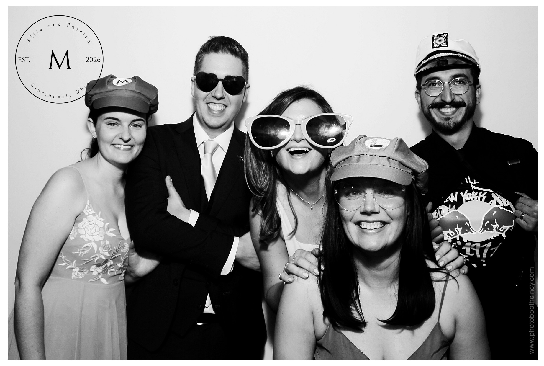 Allie & Patrick | View more photos from the event at gallery.photoboothcincy.com/u/PhotoBoothCincy/Allie-Patrick