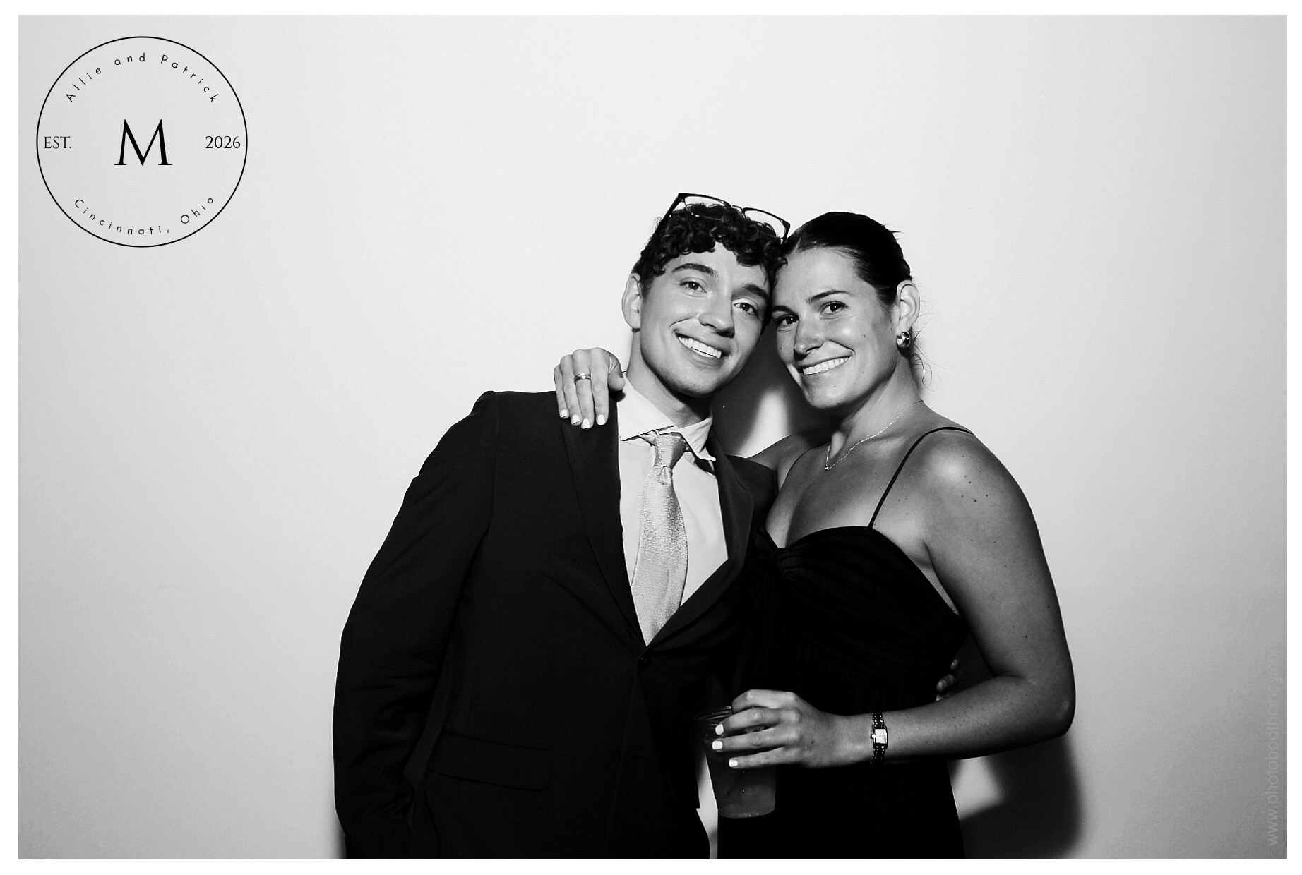 Allie & Patrick | View more photos from the event at gallery.photoboothcincy.com/u/PhotoBoothCincy/Allie-Patrick