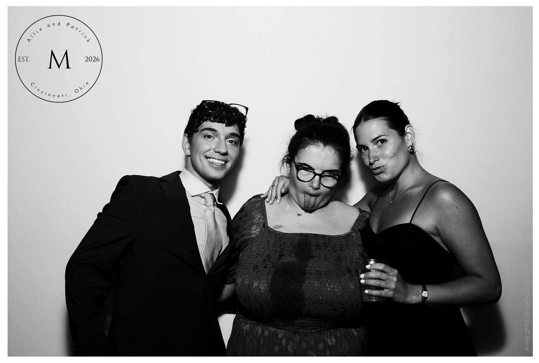 Allie & Patrick | View more photos from the event at gallery.photoboothcincy.com/u/PhotoBoothCincy/Allie-Patrick