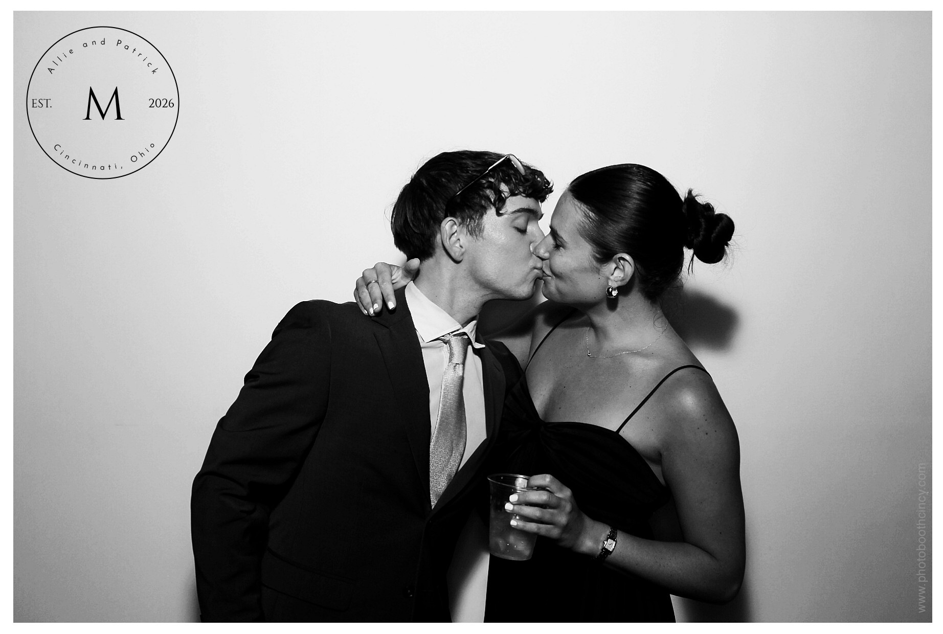 Allie & Patrick | View more photos from the event at gallery.photoboothcincy.com/u/PhotoBoothCincy/Allie-Patrick