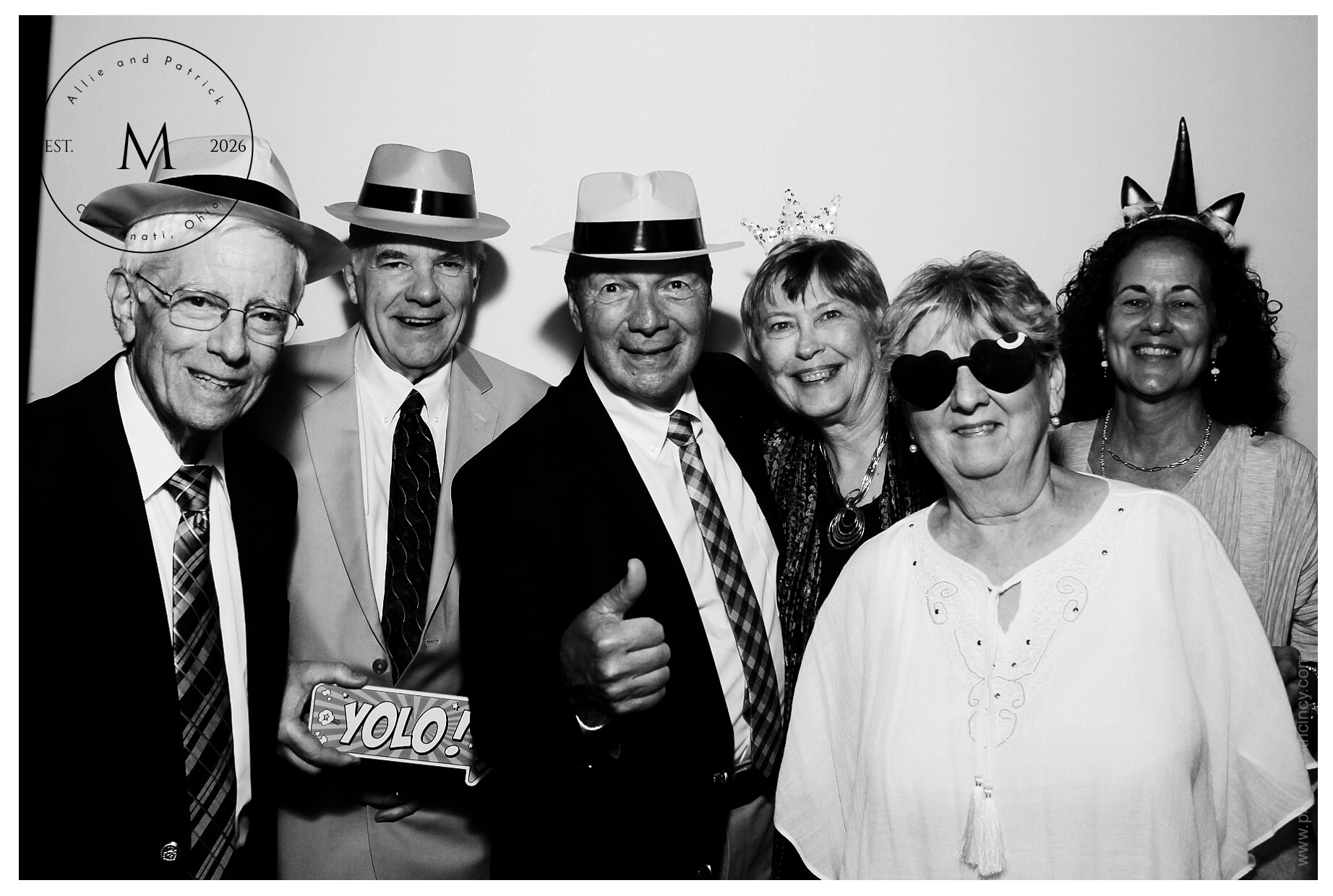 Allie & Patrick | View more photos from the event at gallery.photoboothcincy.com/u/PhotoBoothCincy/Allie-Patrick