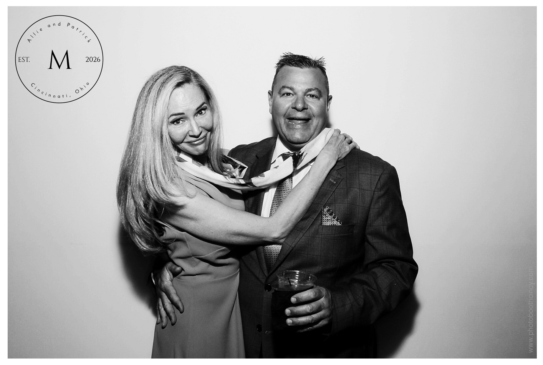 Allie & Patrick | View more photos from the event at gallery.photoboothcincy.com/u/PhotoBoothCincy/Allie-Patrick