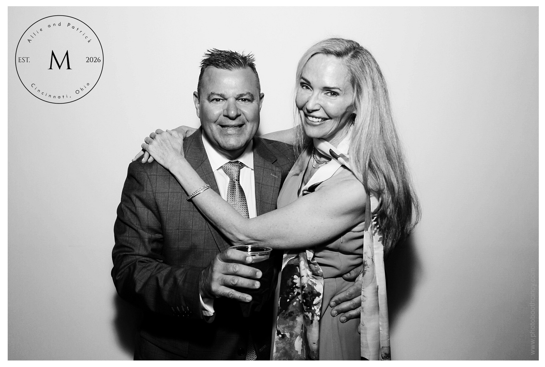Allie & Patrick | View more photos from the event at gallery.photoboothcincy.com/u/PhotoBoothCincy/Allie-Patrick