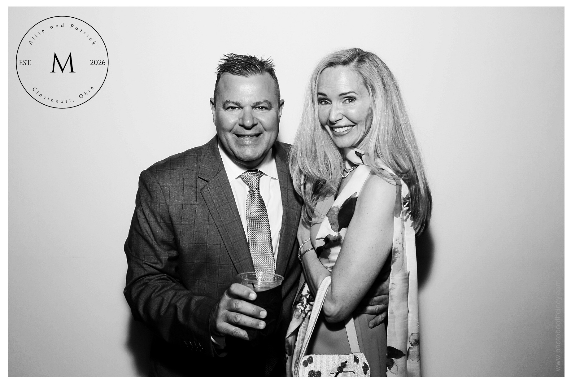 Allie & Patrick | View more photos from the event at gallery.photoboothcincy.com/u/PhotoBoothCincy/Allie-Patrick