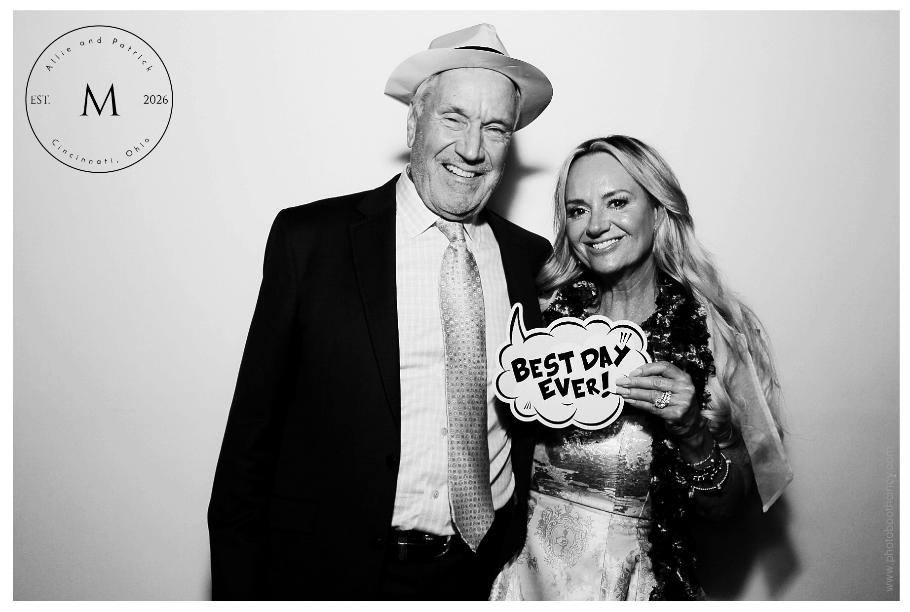 Allie & Patrick | View more photos from the event at gallery.photoboothcincy.com/u/PhotoBoothCincy/Allie-Patrick