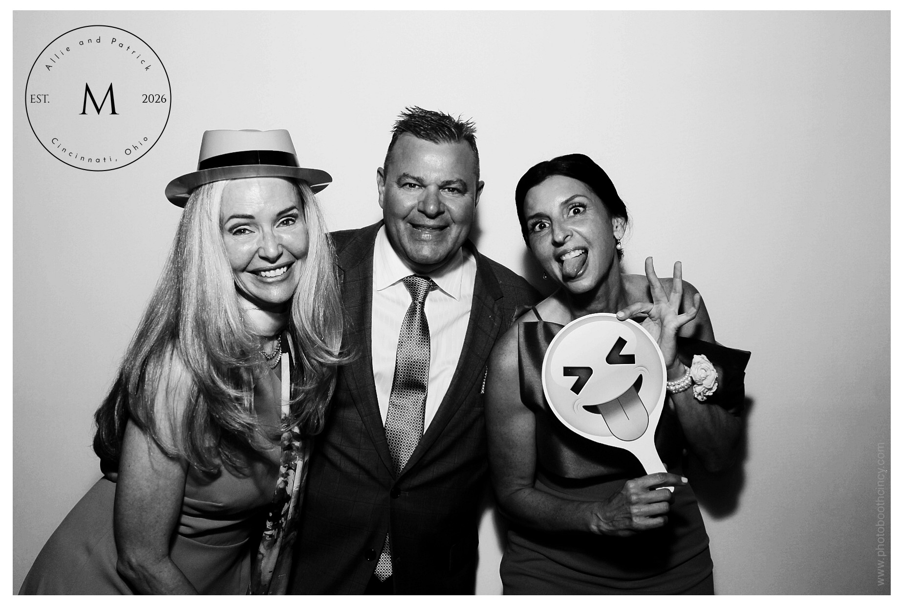 Allie & Patrick | View more photos from the event at gallery.photoboothcincy.com/u/PhotoBoothCincy/Allie-Patrick
