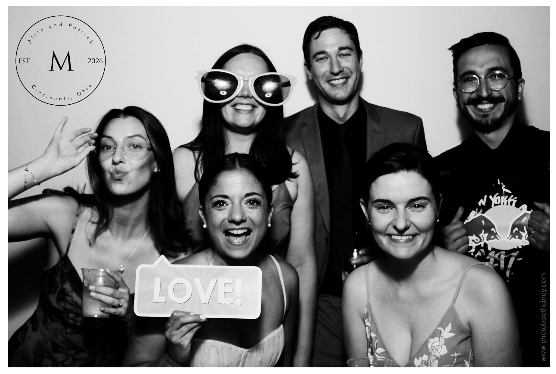Allie & Patrick | View more photos from the event at gallery.photoboothcincy.com/u/PhotoBoothCincy/Allie-Patrick