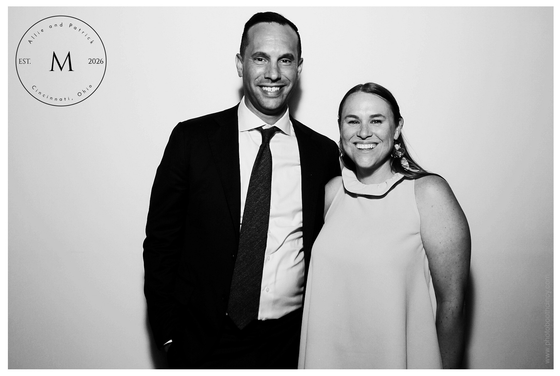 Allie & Patrick | View more photos from the event at gallery.photoboothcincy.com/u/PhotoBoothCincy/Allie-Patrick