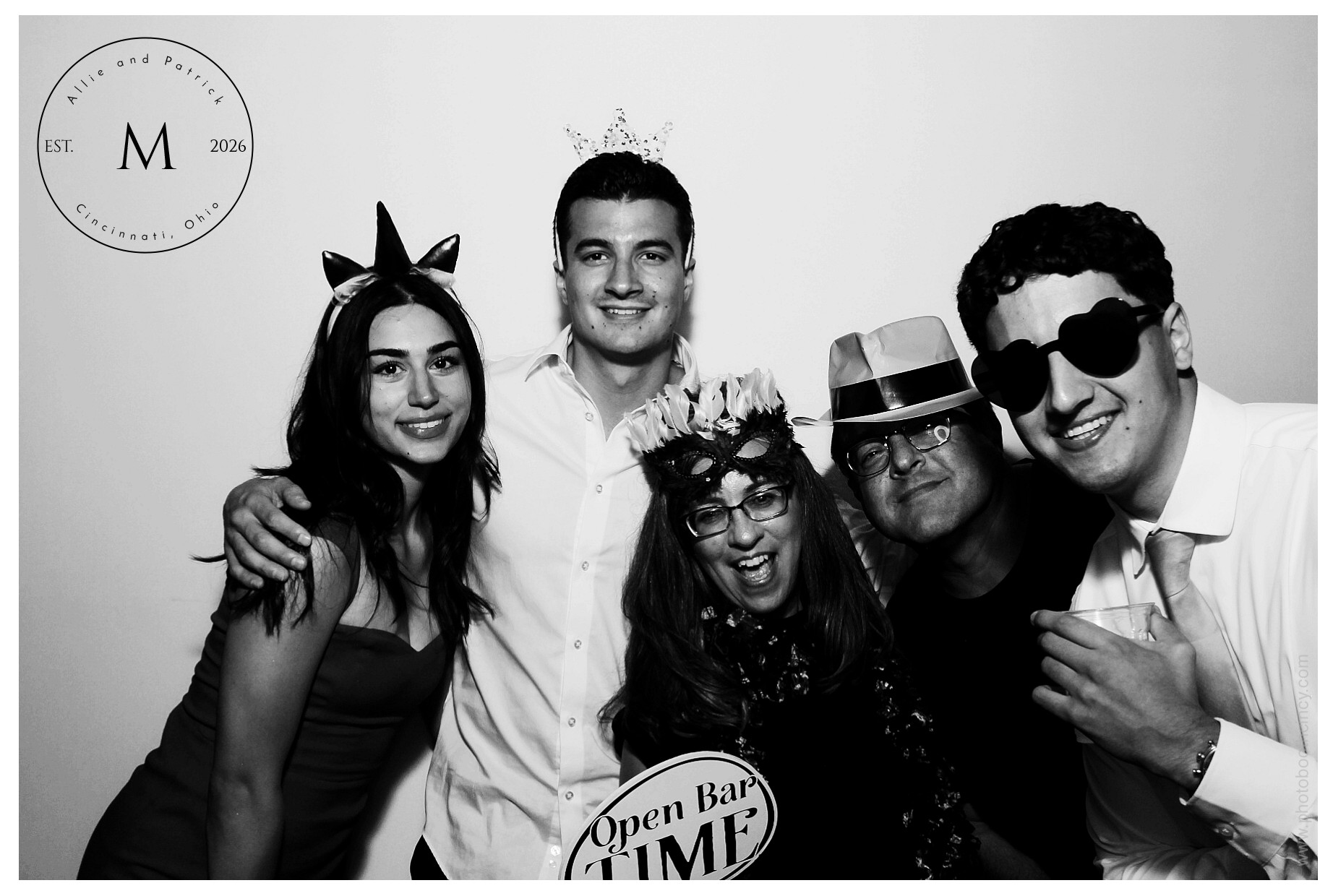 Allie & Patrick | View more photos from the event at gallery.photoboothcincy.com/u/PhotoBoothCincy/Allie-Patrick