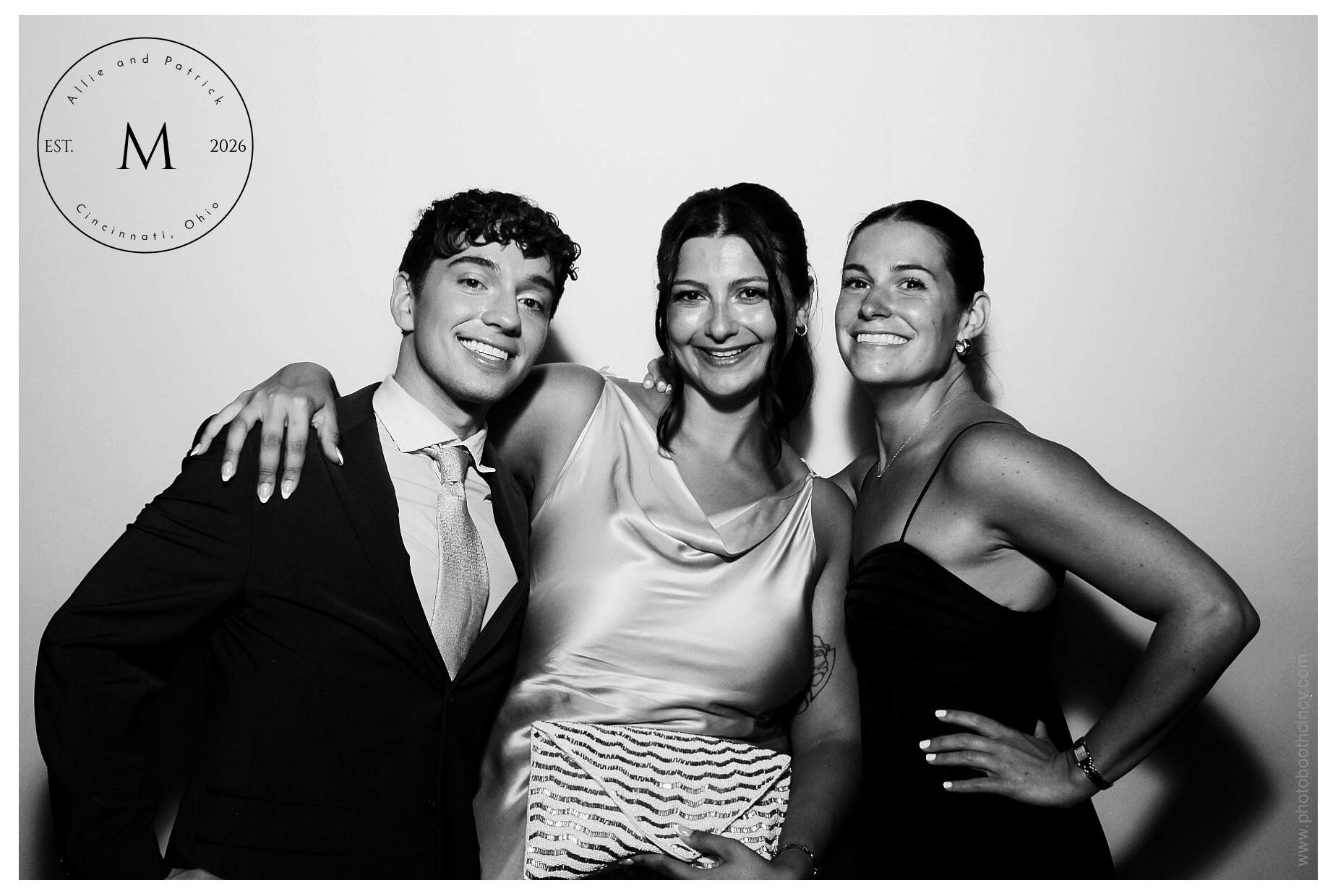 Allie & Patrick | View more photos from the event at gallery.photoboothcincy.com/u/PhotoBoothCincy/Allie-Patrick