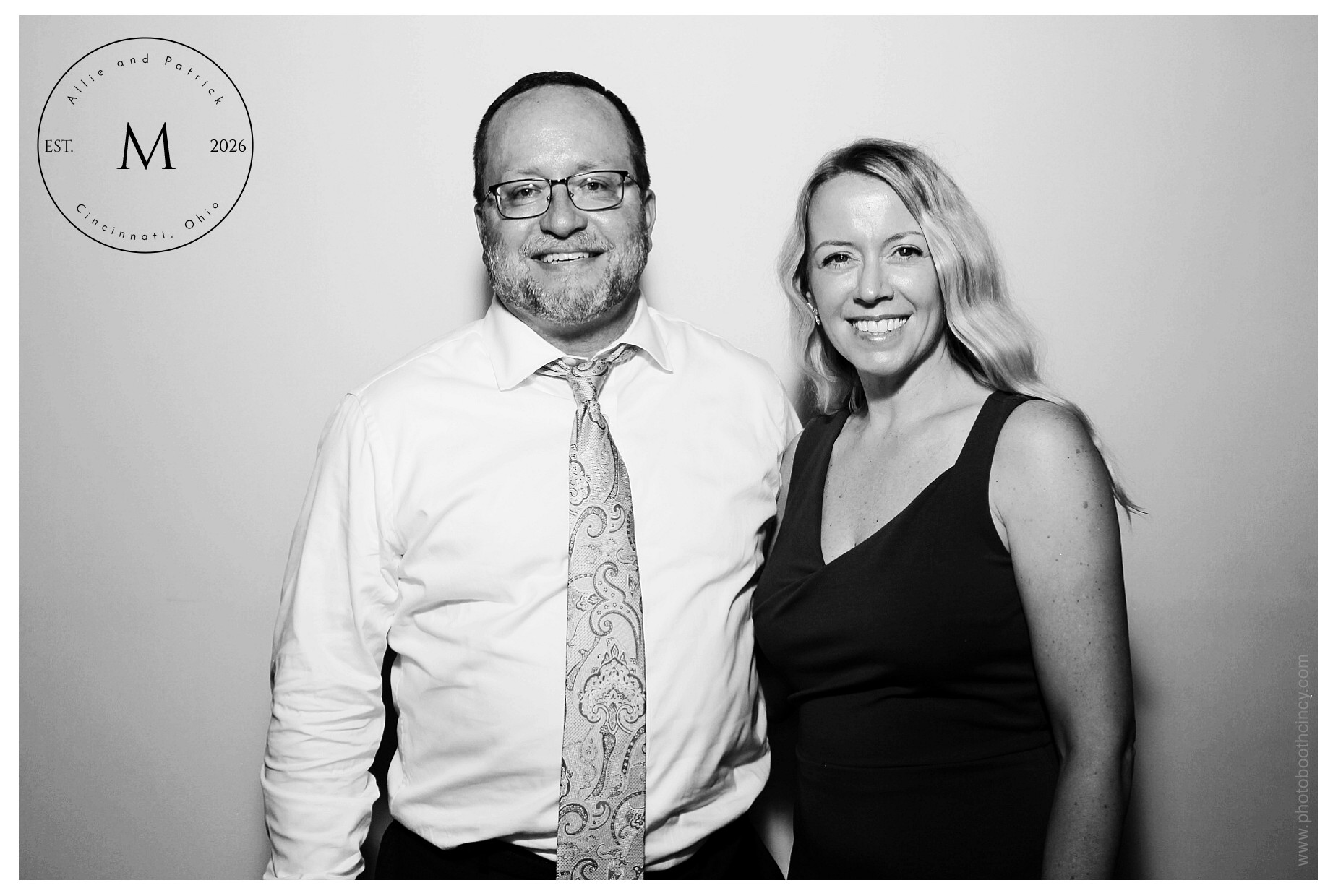 Allie & Patrick | View more photos from the event at gallery.photoboothcincy.com/u/PhotoBoothCincy/Allie-Patrick