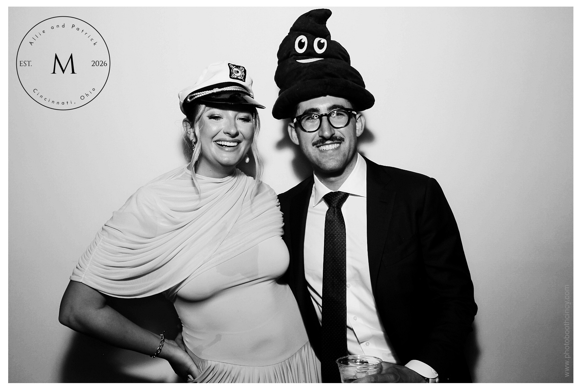 Allie & Patrick | View more photos from the event at gallery.photoboothcincy.com/u/PhotoBoothCincy/Allie-Patrick