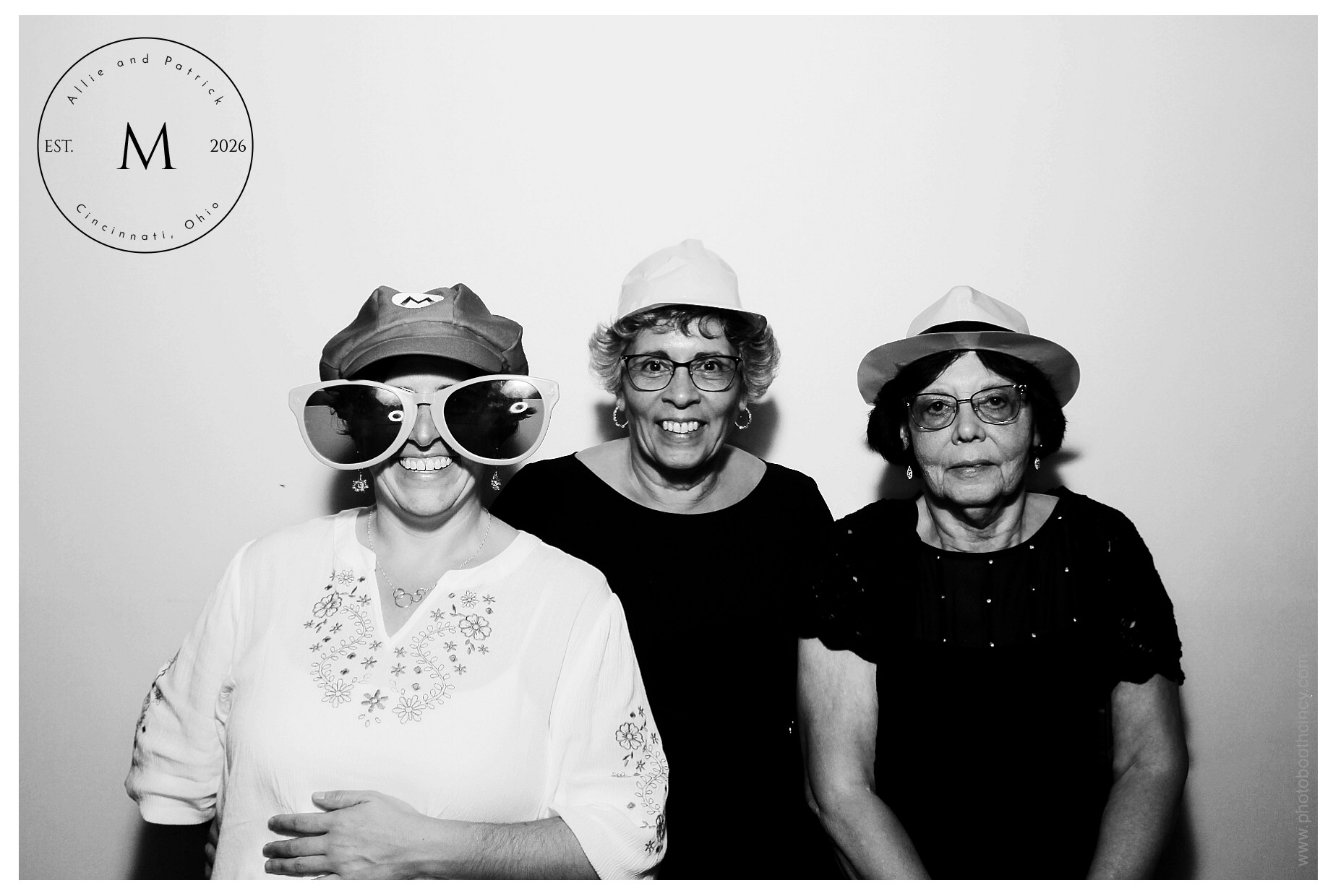 Allie & Patrick | View more photos from the event at gallery.photoboothcincy.com/u/PhotoBoothCincy/Allie-Patrick