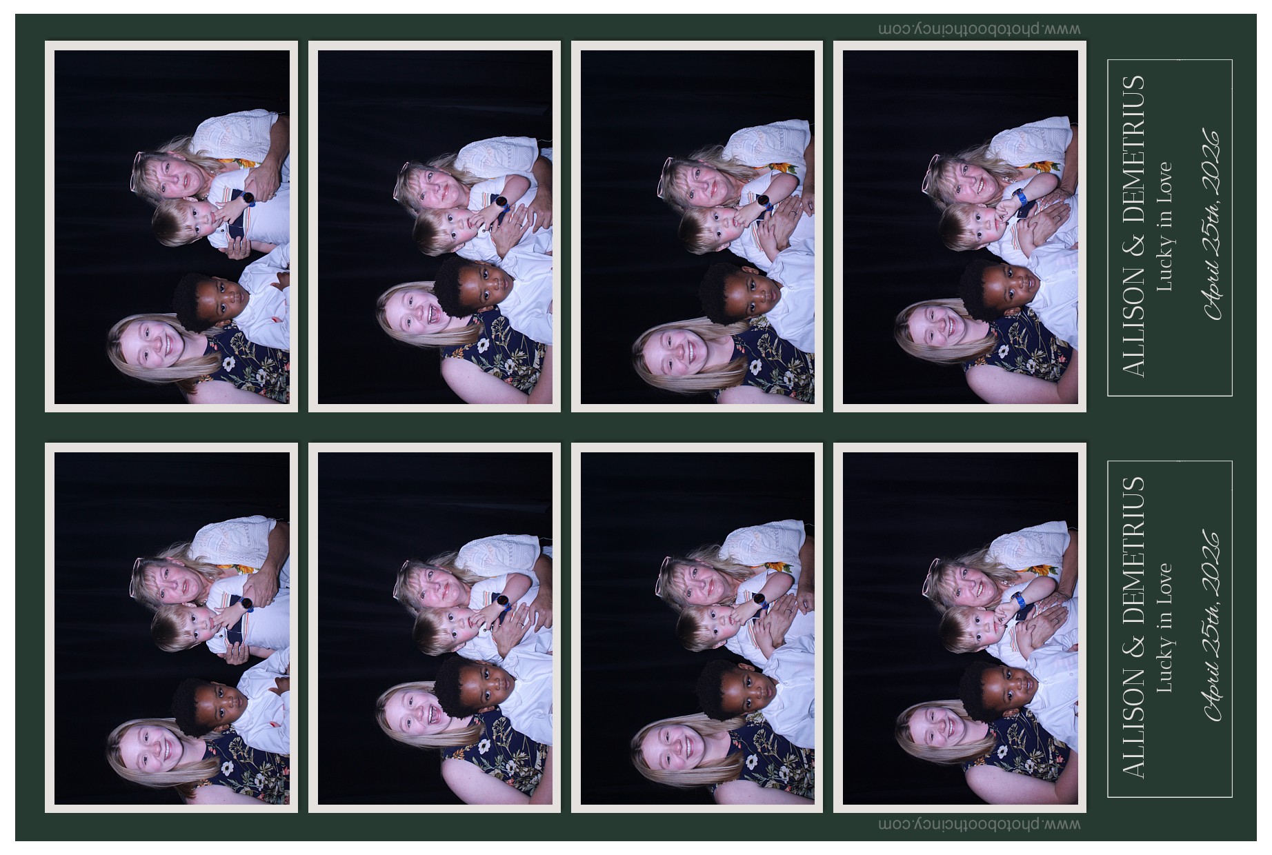 Allison & Demetrius Reception | View more photos from the event at gallery.photoboothcincy.com/u/PhotoBoothCincy/Allison-Demetrius-Reception