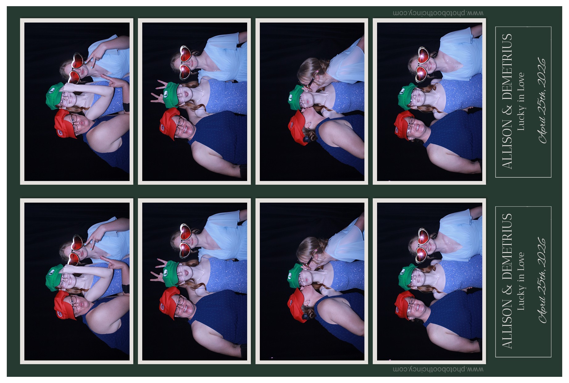 Allison & Demetrius Reception | View more photos from the event at gallery.photoboothcincy.com/u/PhotoBoothCincy/Allison-Demetrius-Reception