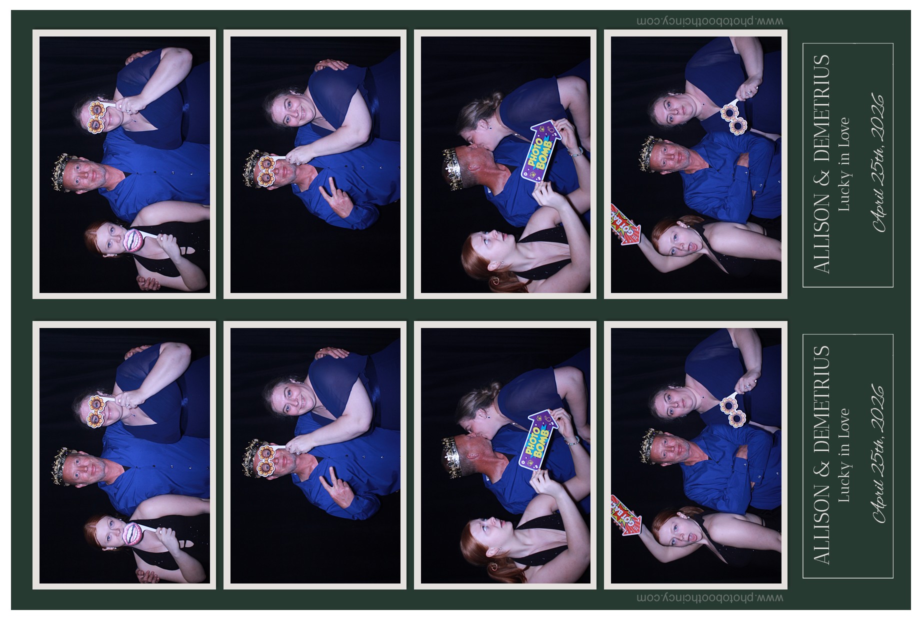 Allison & Demetrius Reception | View more photos from the event at gallery.photoboothcincy.com/u/PhotoBoothCincy/Allison-Demetrius-Reception