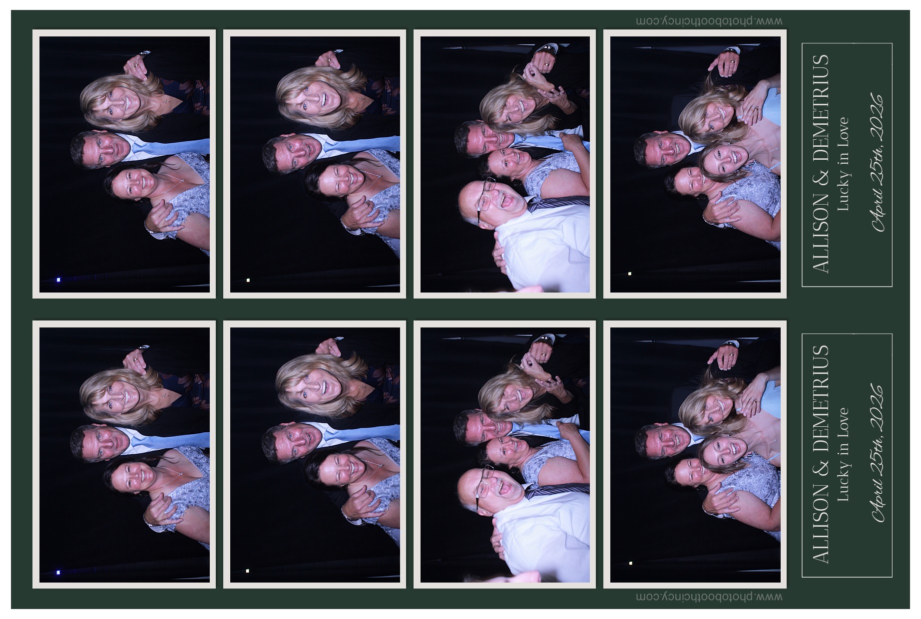 Allison & Demetrius Reception | View more photos from the event at gallery.photoboothcincy.com/u/PhotoBoothCincy/Allison-Demetrius-Reception