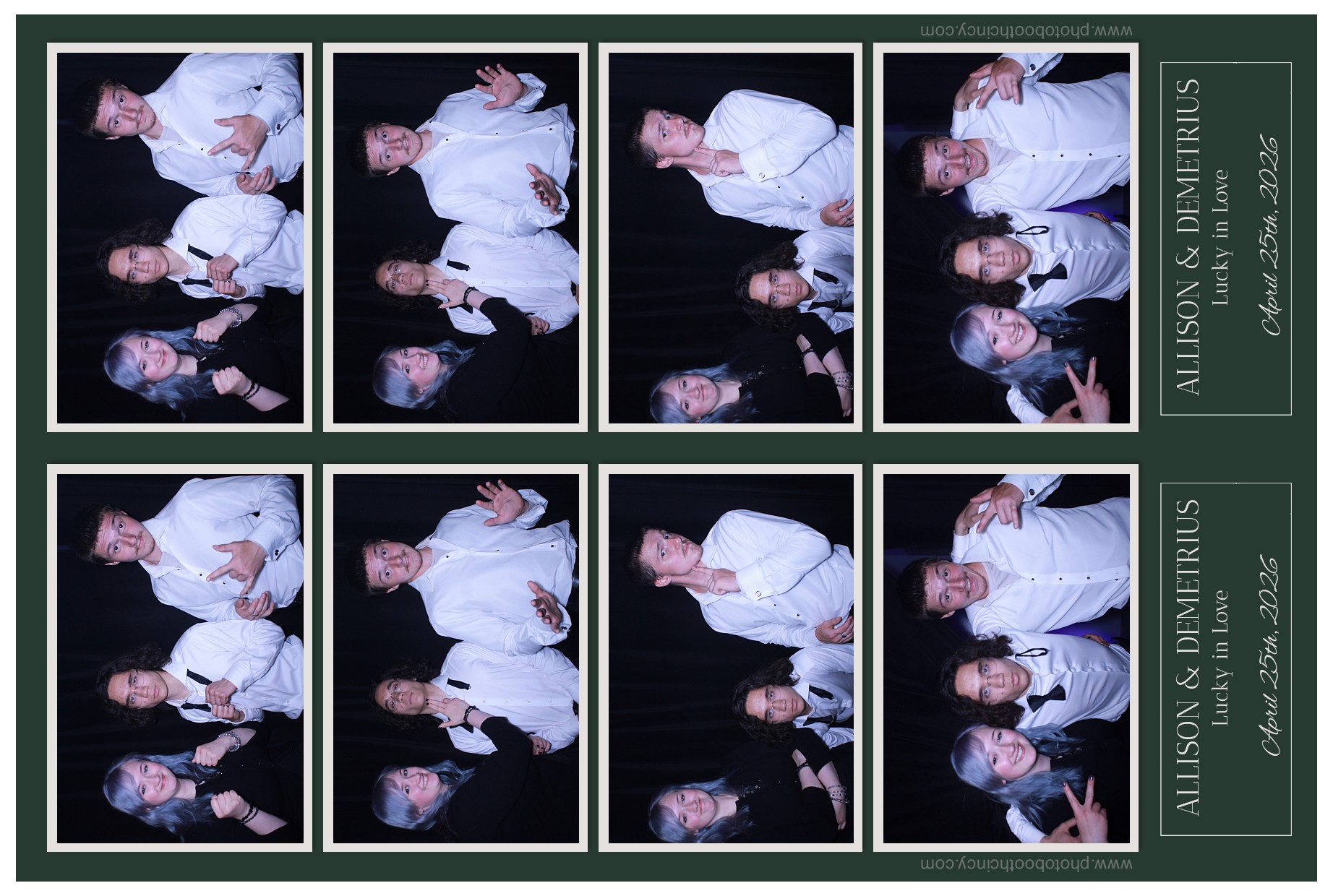 Allison & Demetrius Reception | View more photos from the event at gallery.photoboothcincy.com/u/PhotoBoothCincy/Allison-Demetrius-Reception