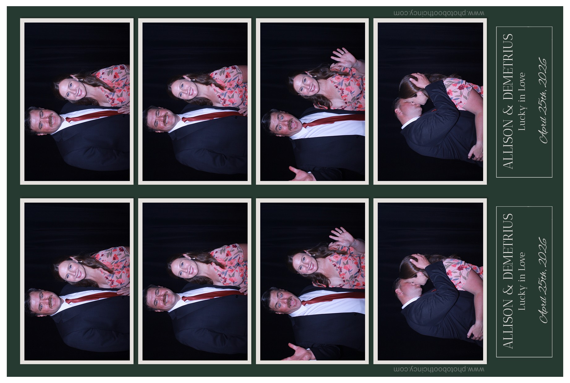 Allison & Demetrius Reception | View more photos from the event at gallery.photoboothcincy.com/u/PhotoBoothCincy/Allison-Demetrius-Reception