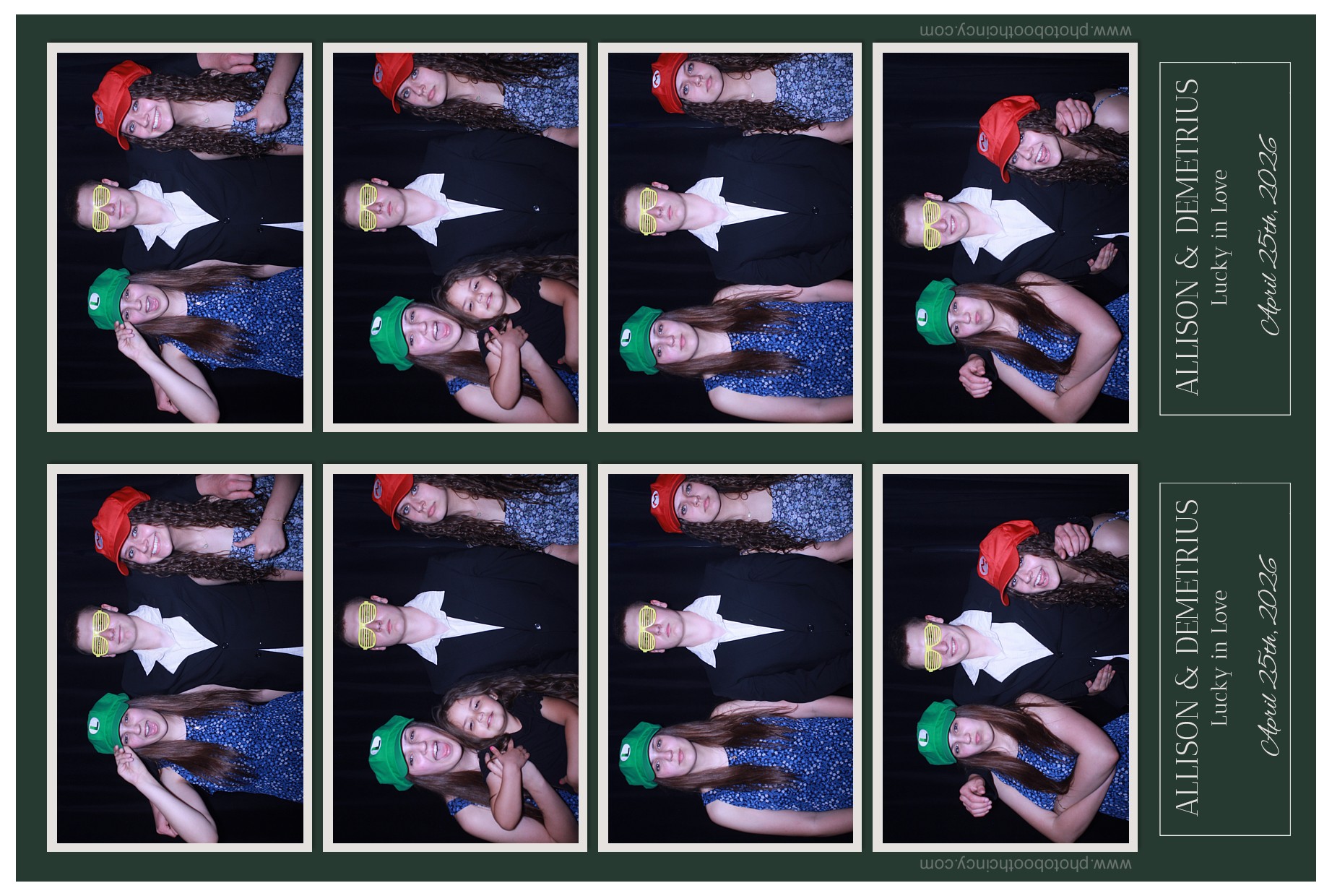 Allison & Demetrius Reception | View more photos from the event at gallery.photoboothcincy.com/u/PhotoBoothCincy/Allison-Demetrius-Reception