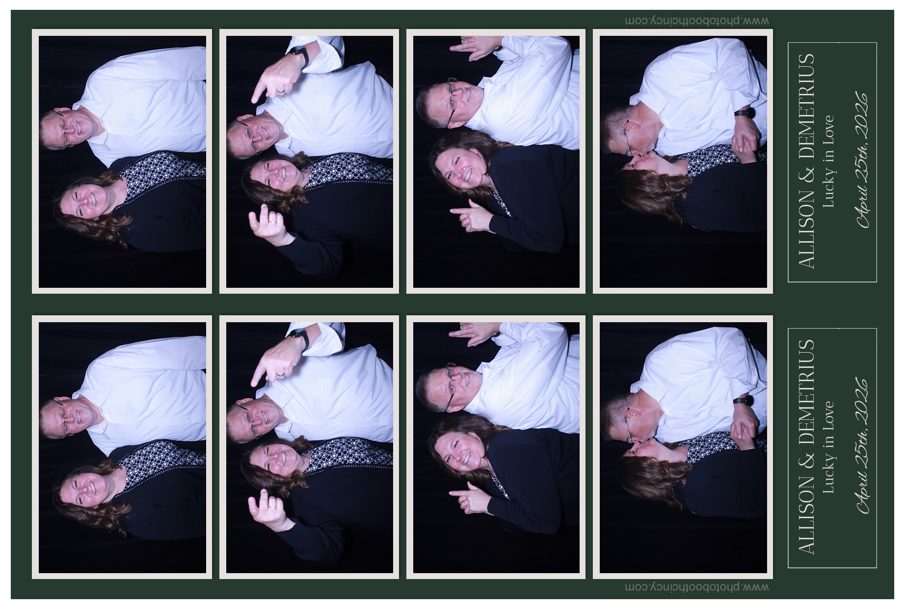 Allison & Demetrius Reception | View more photos from the event at gallery.photoboothcincy.com/u/PhotoBoothCincy/Allison-Demetrius-Reception