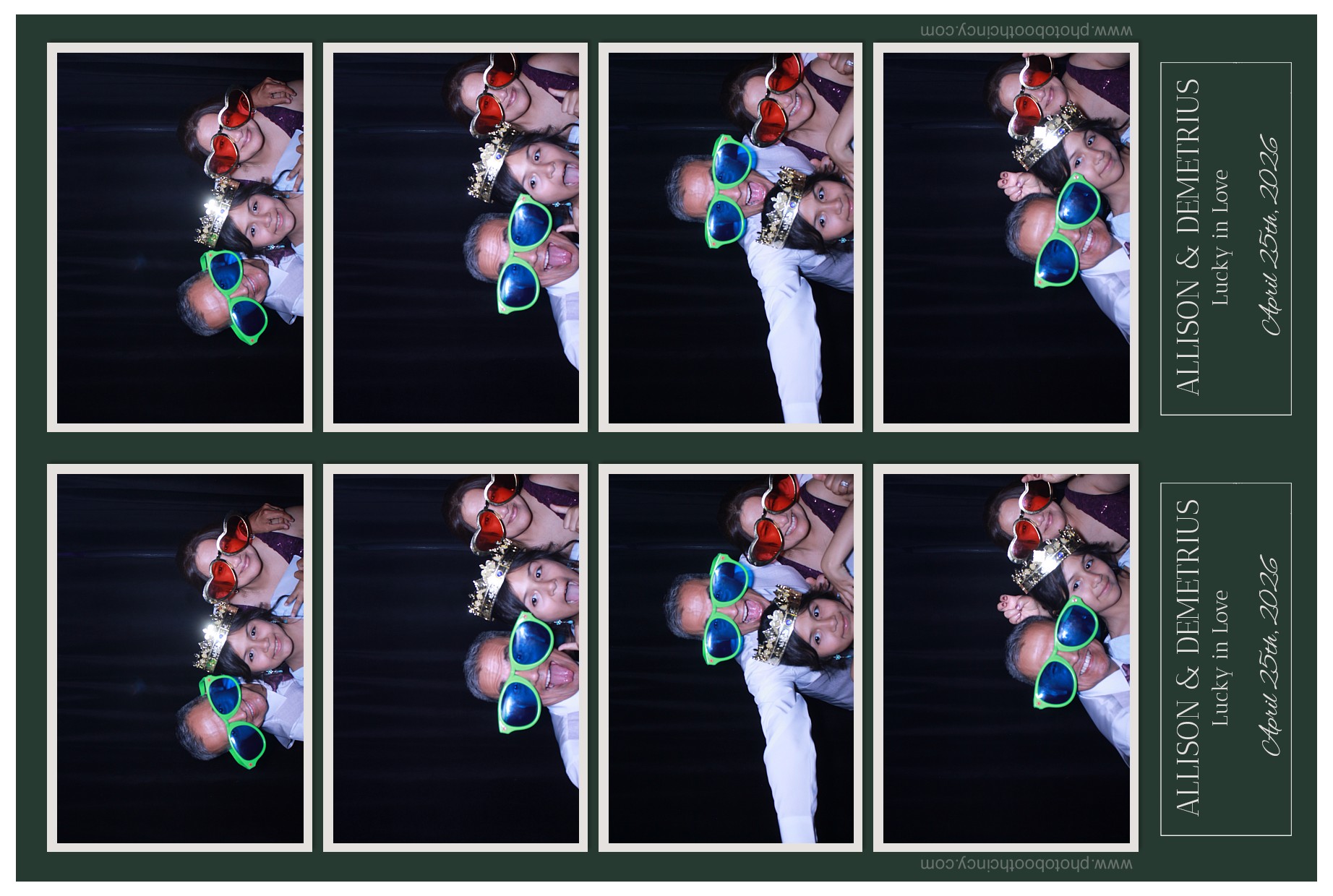 Allison & Demetrius Reception | View more photos from the event at gallery.photoboothcincy.com/u/PhotoBoothCincy/Allison-Demetrius-Reception