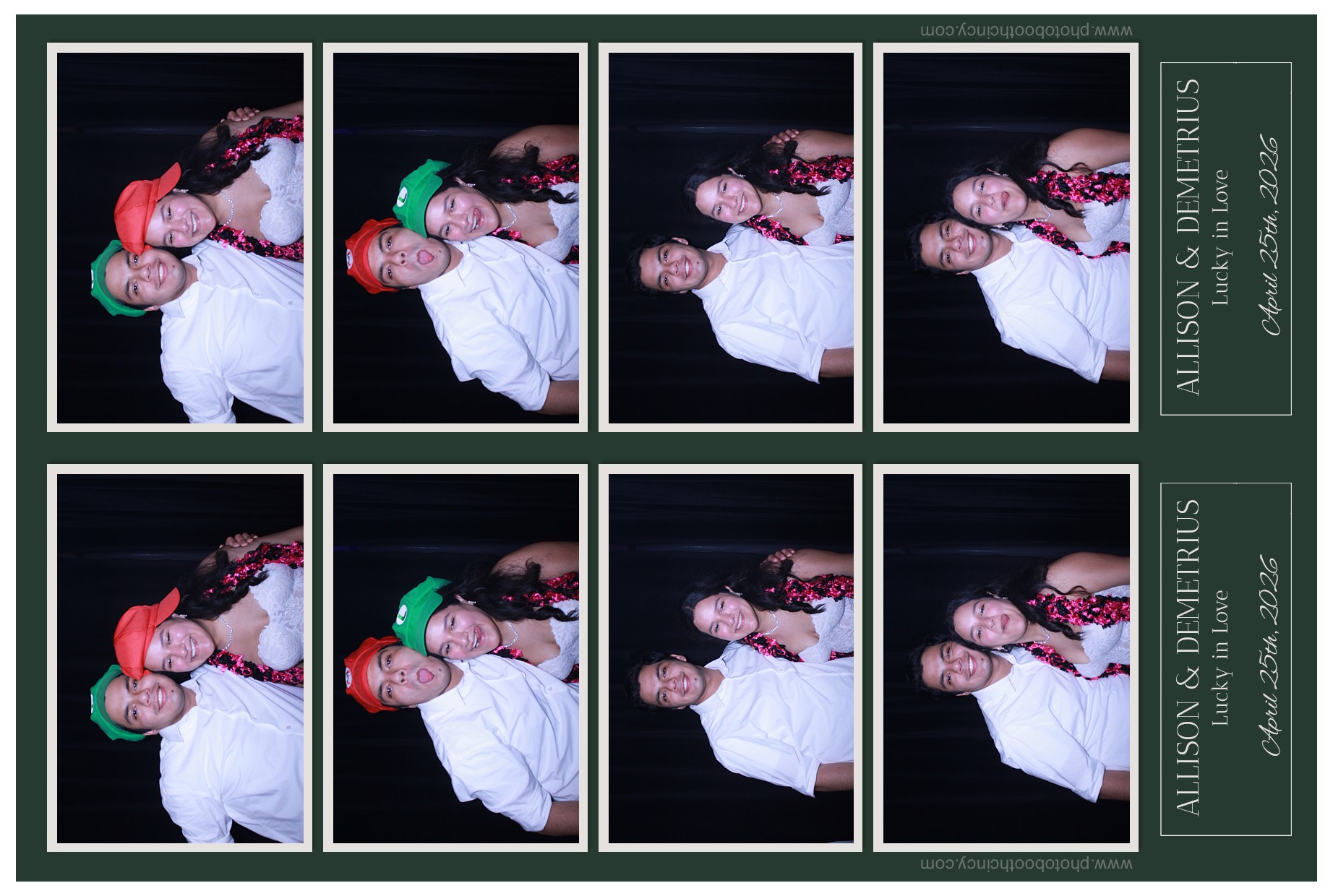 Allison & Demetrius Reception | View more photos from the event at gallery.photoboothcincy.com/u/PhotoBoothCincy/Allison-Demetrius-Reception