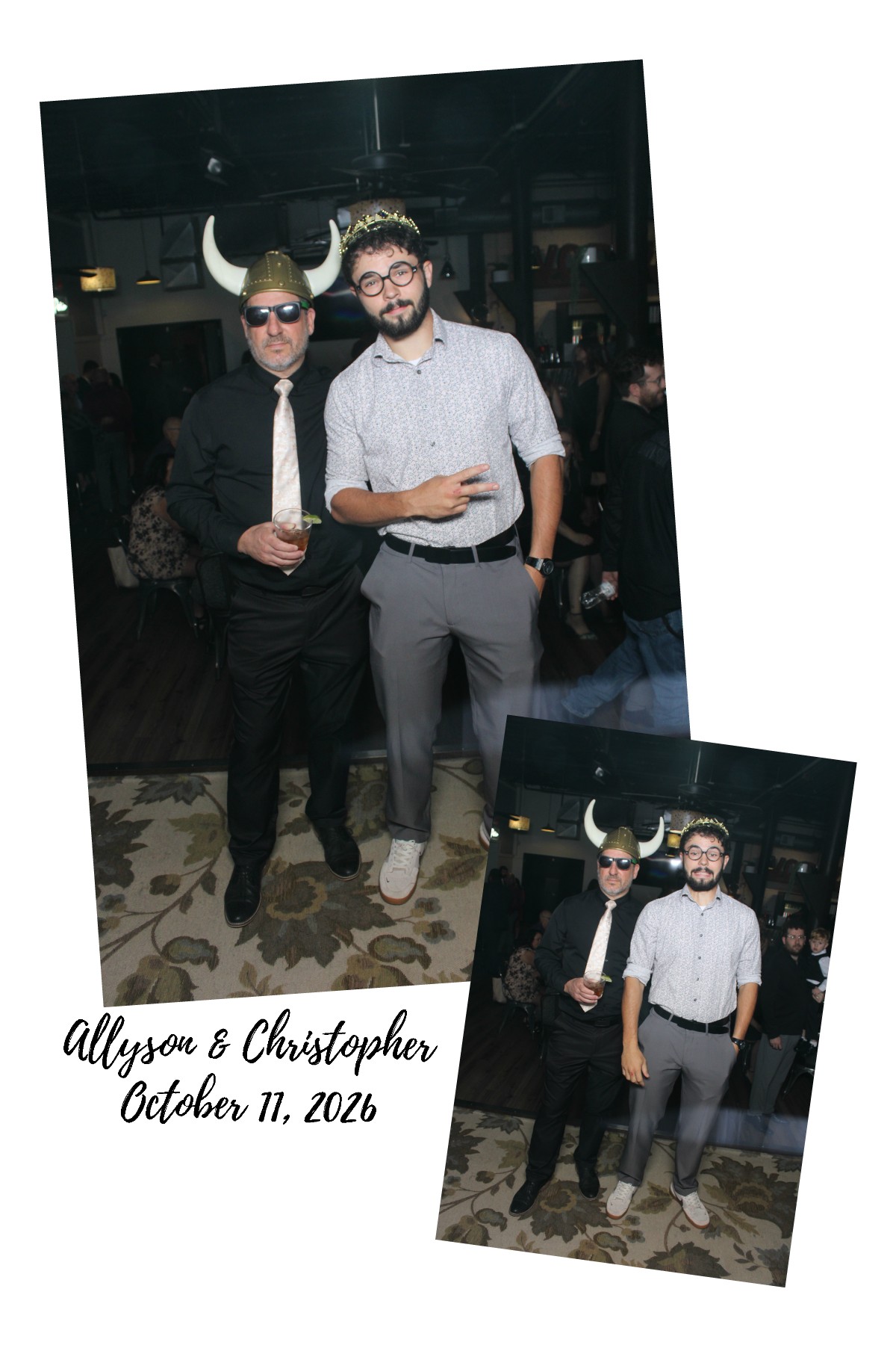 Allyson & Christopher | View more photos from the event at gallery.photoboothcincy.com/u/PhotoBoothCincy/Allyson-Christopher