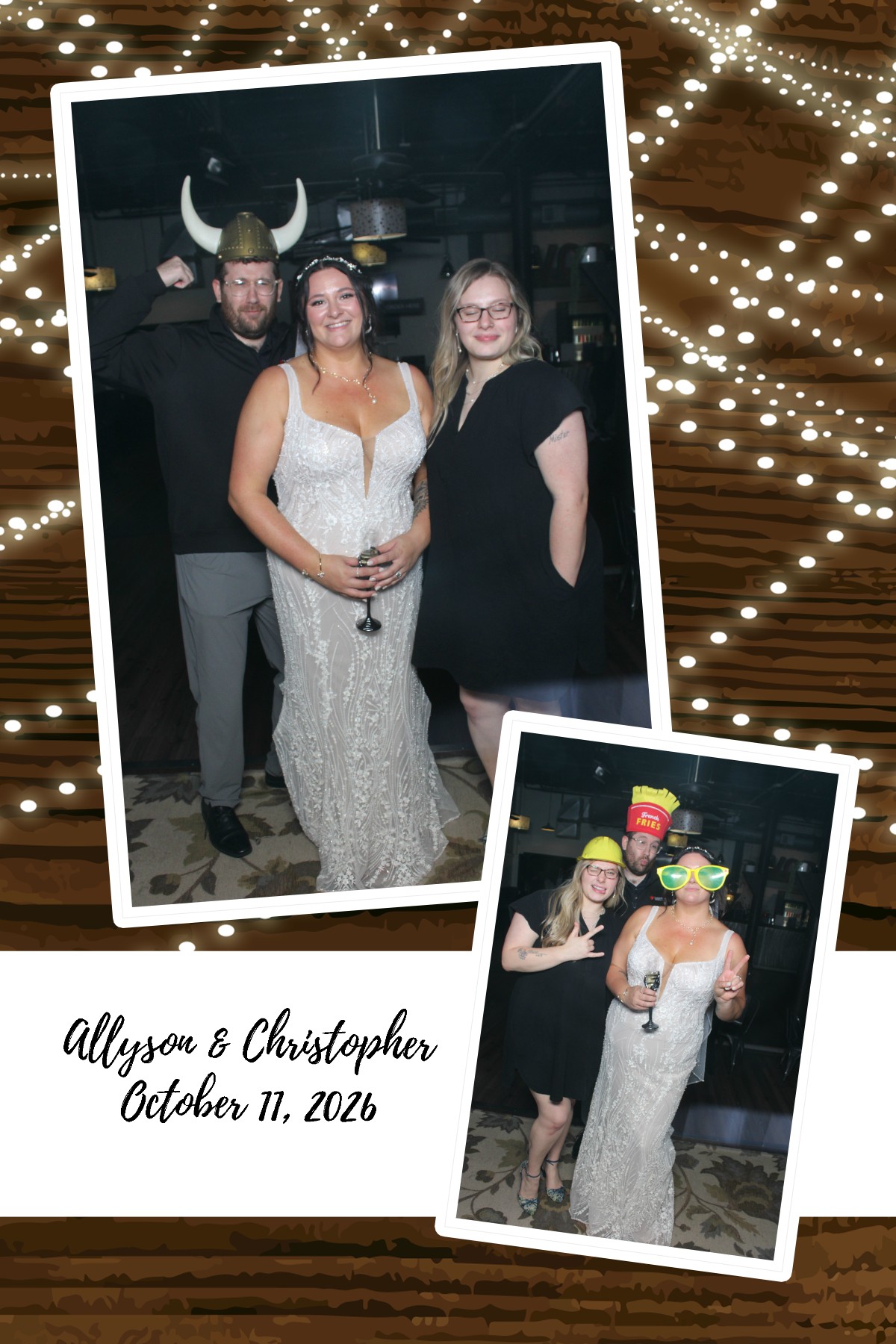 Allyson & Christopher | View more photos from the event at gallery.photoboothcincy.com/u/PhotoBoothCincy/Allyson-Christopher