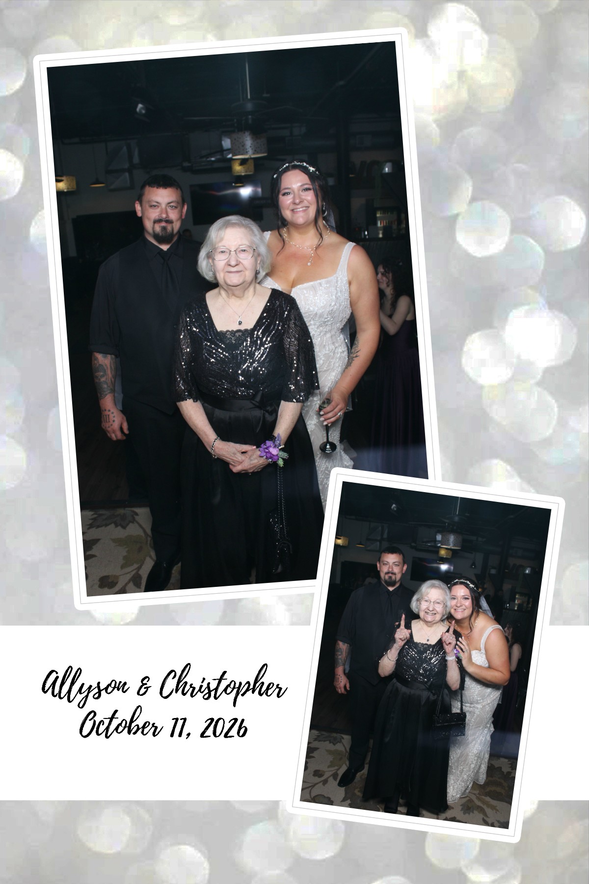 Allyson & Christopher | View more photos from the event at gallery.photoboothcincy.com/u/PhotoBoothCincy/Allyson-Christopher