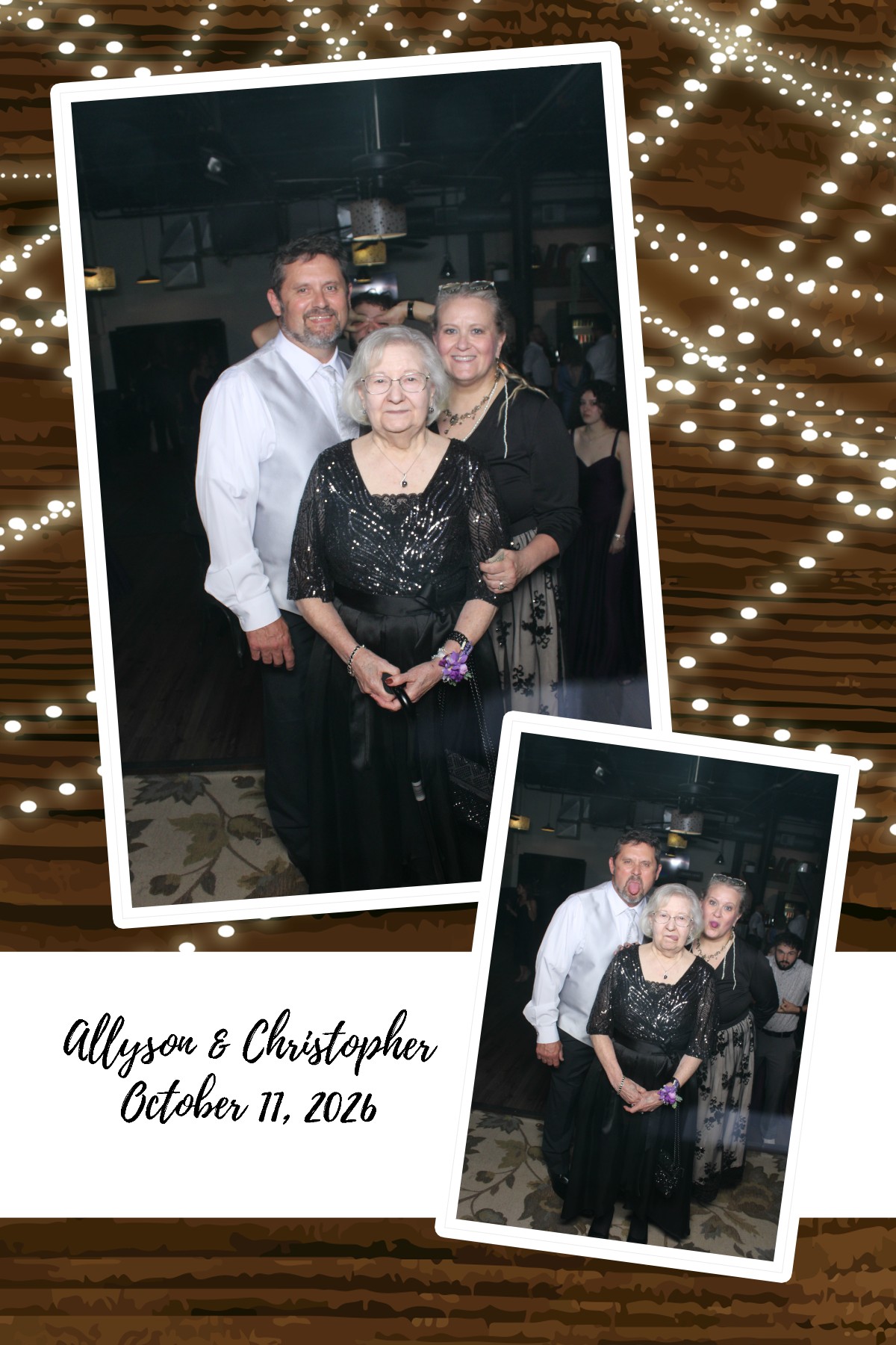 Allyson & Christopher | View more photos from the event at gallery.photoboothcincy.com/u/PhotoBoothCincy/Allyson-Christopher