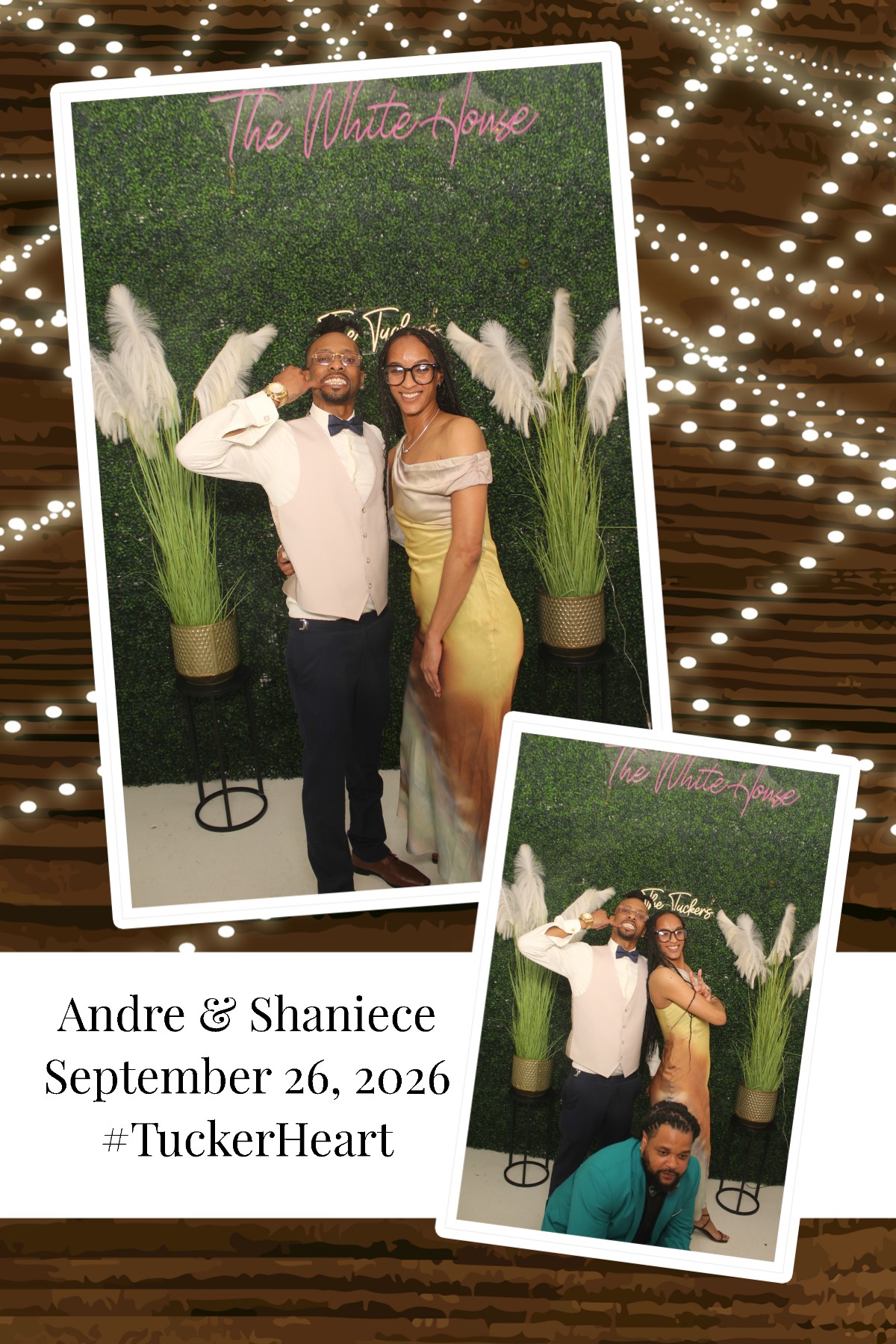 Andre & Shaniece | View more photos from the event at gallery.photoboothcincy.com/u/PhotoBoothCincy/Andre-Shaniece