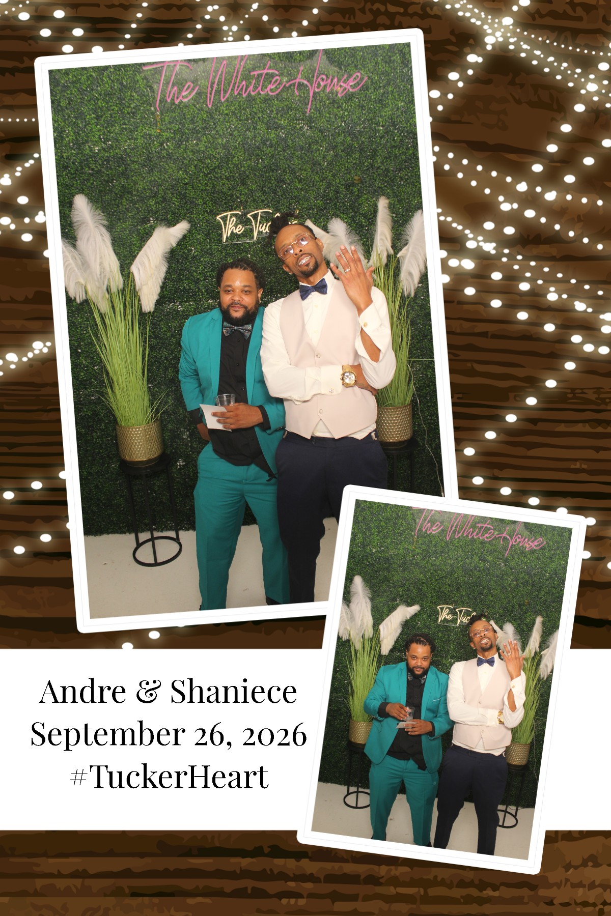 Andre & Shaniece | View more photos from the event at gallery.photoboothcincy.com/u/PhotoBoothCincy/Andre-Shaniece