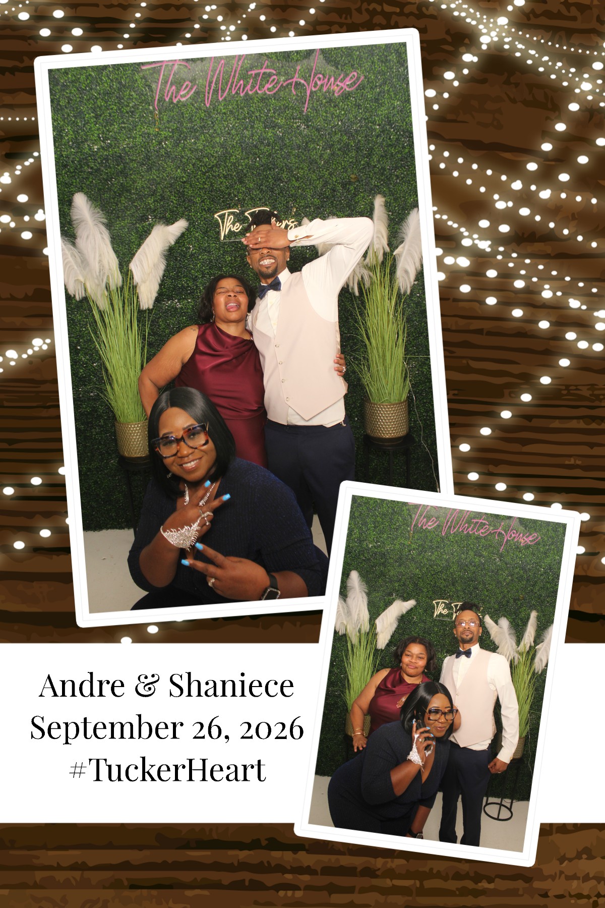 Andre & Shaniece | View more photos from the event at gallery.photoboothcincy.com/u/PhotoBoothCincy/Andre-Shaniece