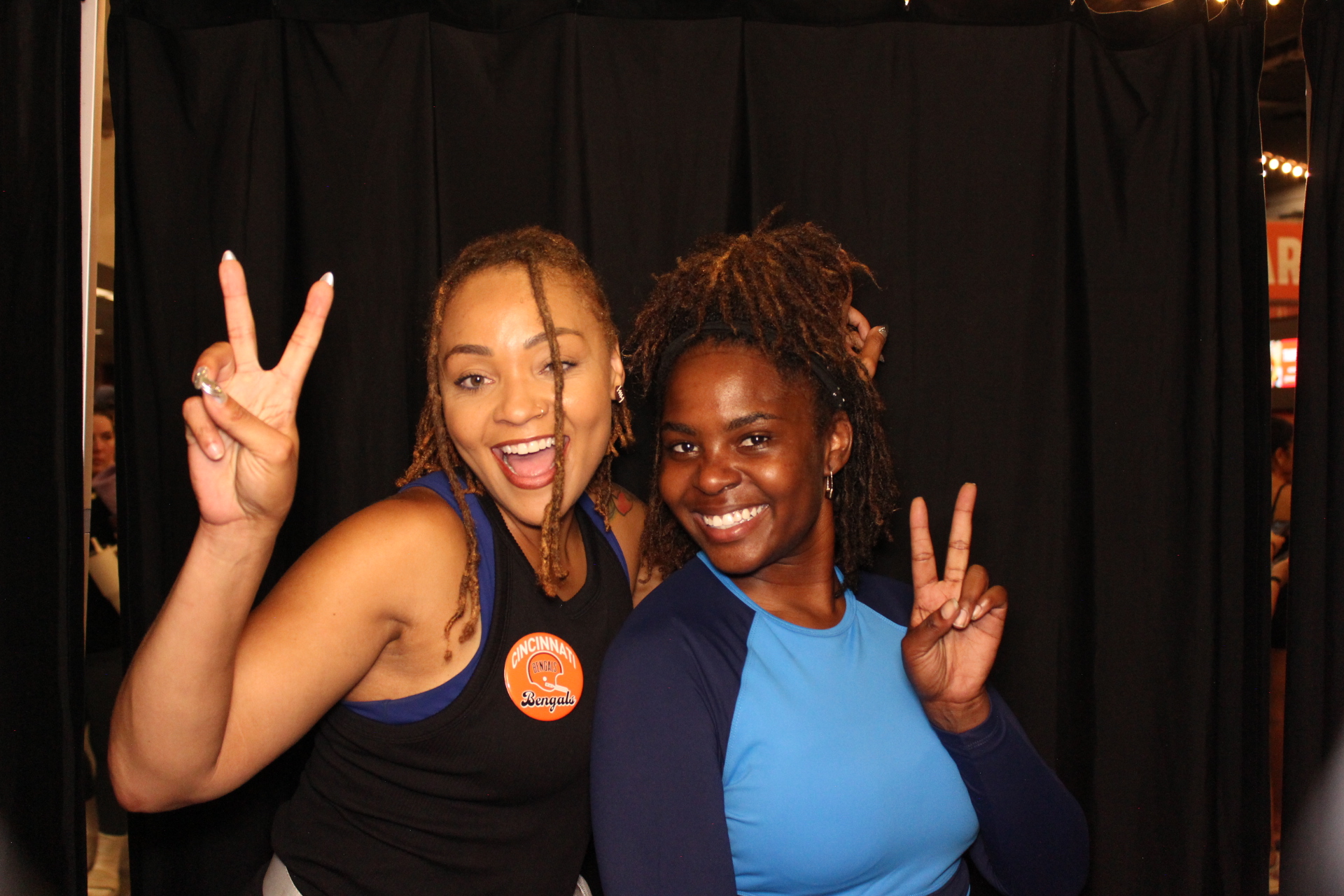 Bengals Yoga | View more photos from the event at gallery.photoboothcincy.com/u/PhotoBoothCincy/Bengals-Yoga