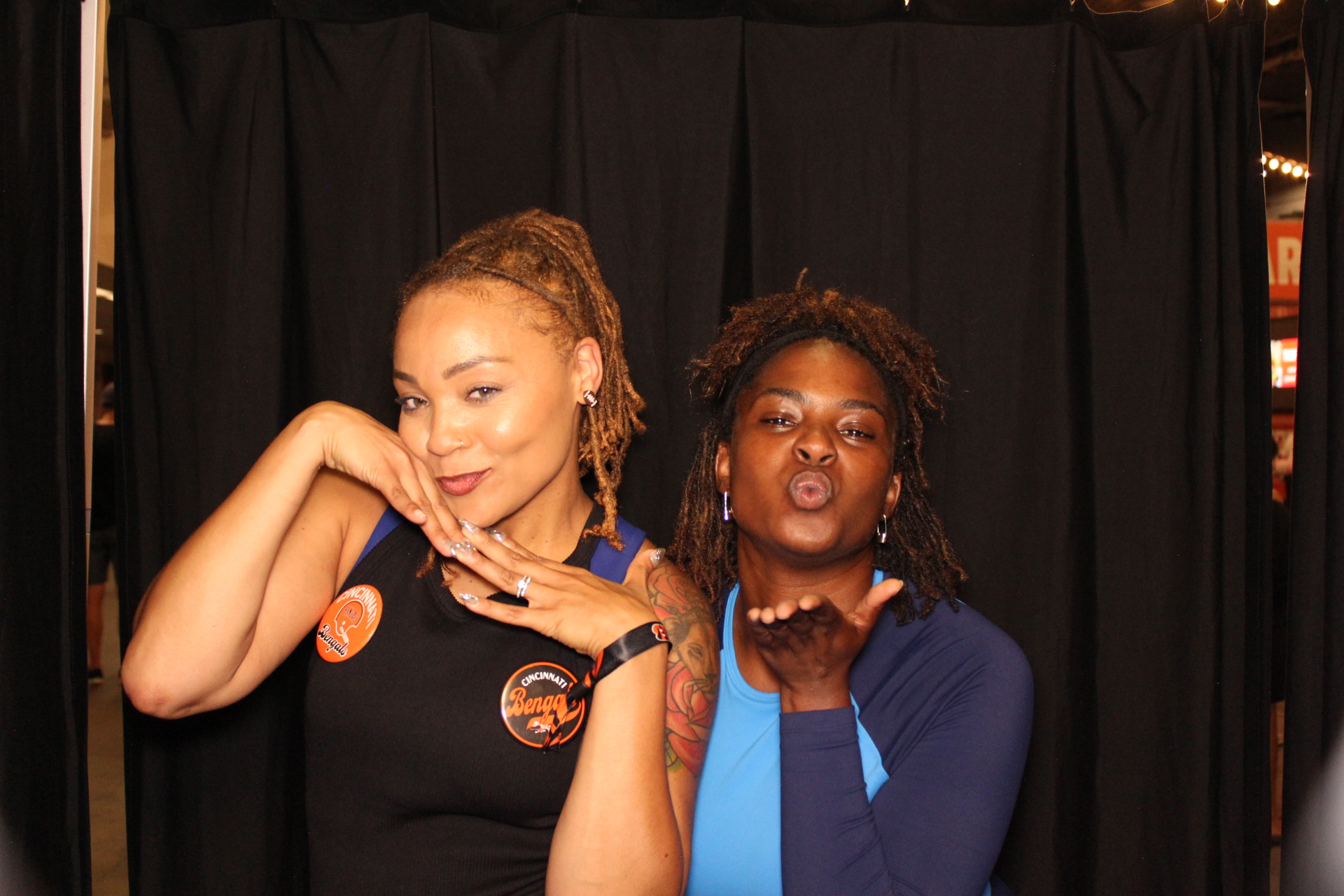 Bengals Yoga | View more photos from the event at gallery.photoboothcincy.com/u/PhotoBoothCincy/Bengals-Yoga